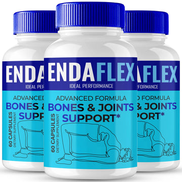 Endaflex Capsules, Advanced Joint Support Supplement Pills for Mobility and Comfort - Maximum Strength, Official Enda Flex Joint Support All Natural Formula, Premium Enda-Flex Reviews (3 Pack) IDEAL PERFORMANCE uk supplements