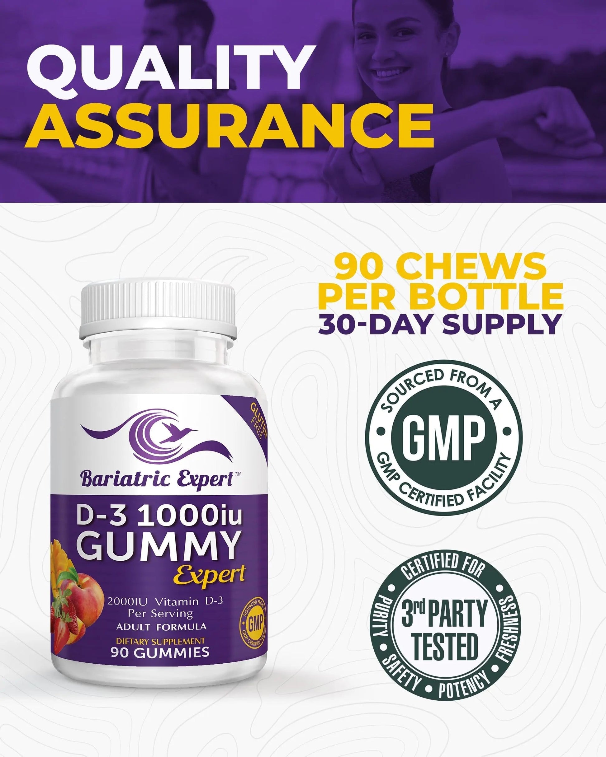 Bariatric Expert D3 Vitamin – Fast-Melting Dietary Supplement for Adults Post Bariatric Surgery, 90 Count Bariatric Food Expert uk supplements
