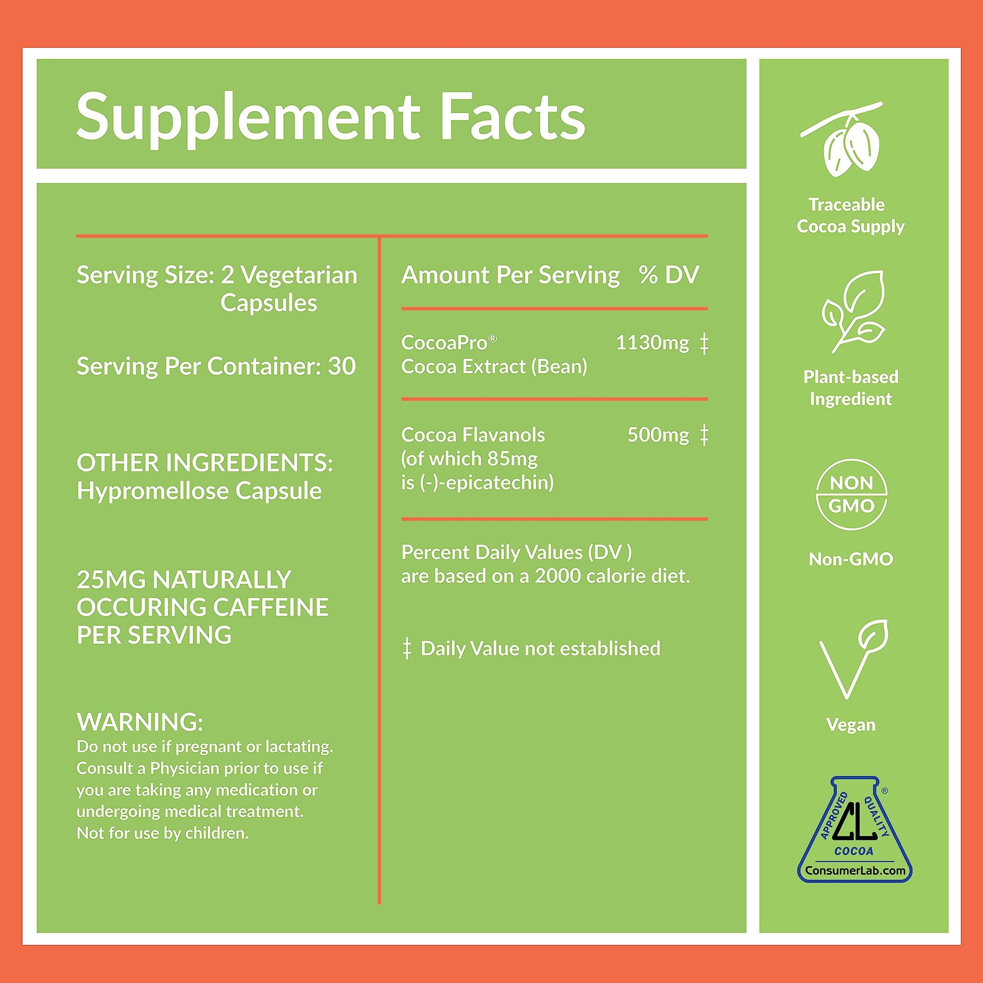 CocoaVia Cardio Health Supplement, 30 Day, 500mg Cocoa Flavanols, Support Heart Health CocoaVia uk supplements