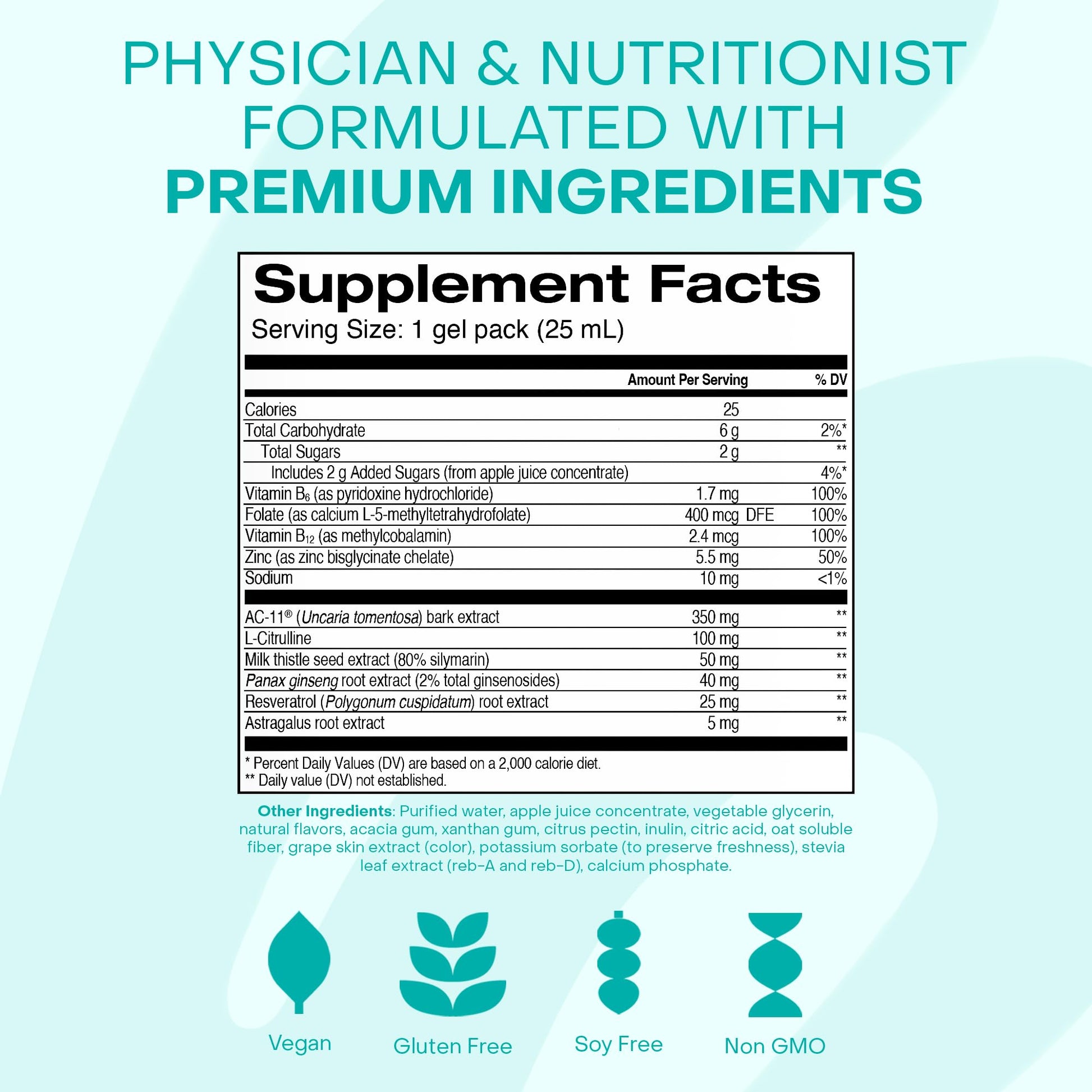 HealthyCell Telomere Length Supplement - Anti-Aging Telomere Lengthening Supplements with Phytonutrients & Vitamins for Cellular Health - AC-11, Astragalus & Resveratrol - 30 Gel Packs, Grape Flavored Healthycell uk supplements