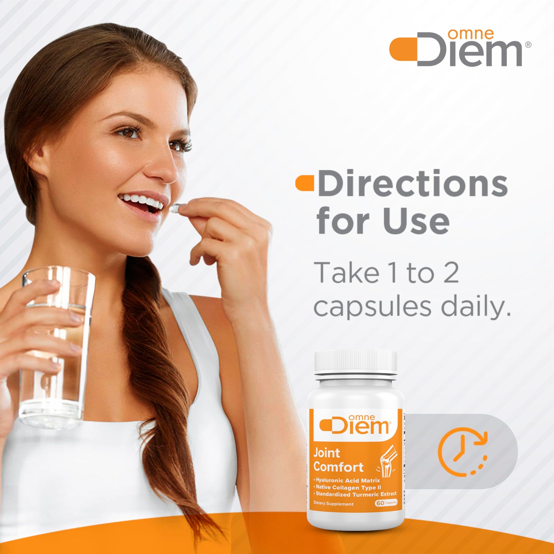 OmneDiem Joint Comfort with ZOARA, 60 Capsules – Dietary Supplement for Comprehensive Joint Care & Comfort Omne Diem uk supplements