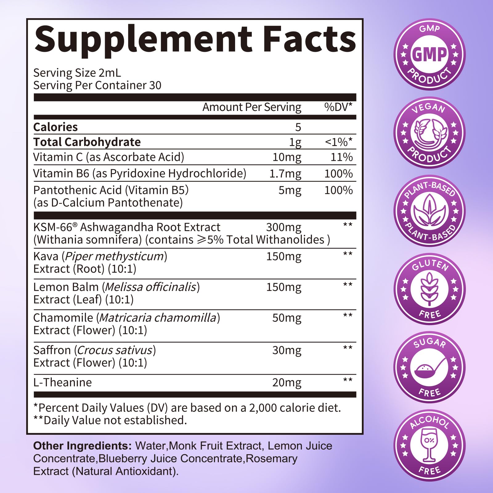 Cortisol Supplements for Women, Cortisol Reducer Manager Detox with KSM-66® Ashwagandha, Kava, Lemon Balm & Vitamin C B5 B6, Lower Cortisol, Hormone Harmony Liquid Drops, 2 FL.OZ, Blueberry Flavor Lukaree uk supplements