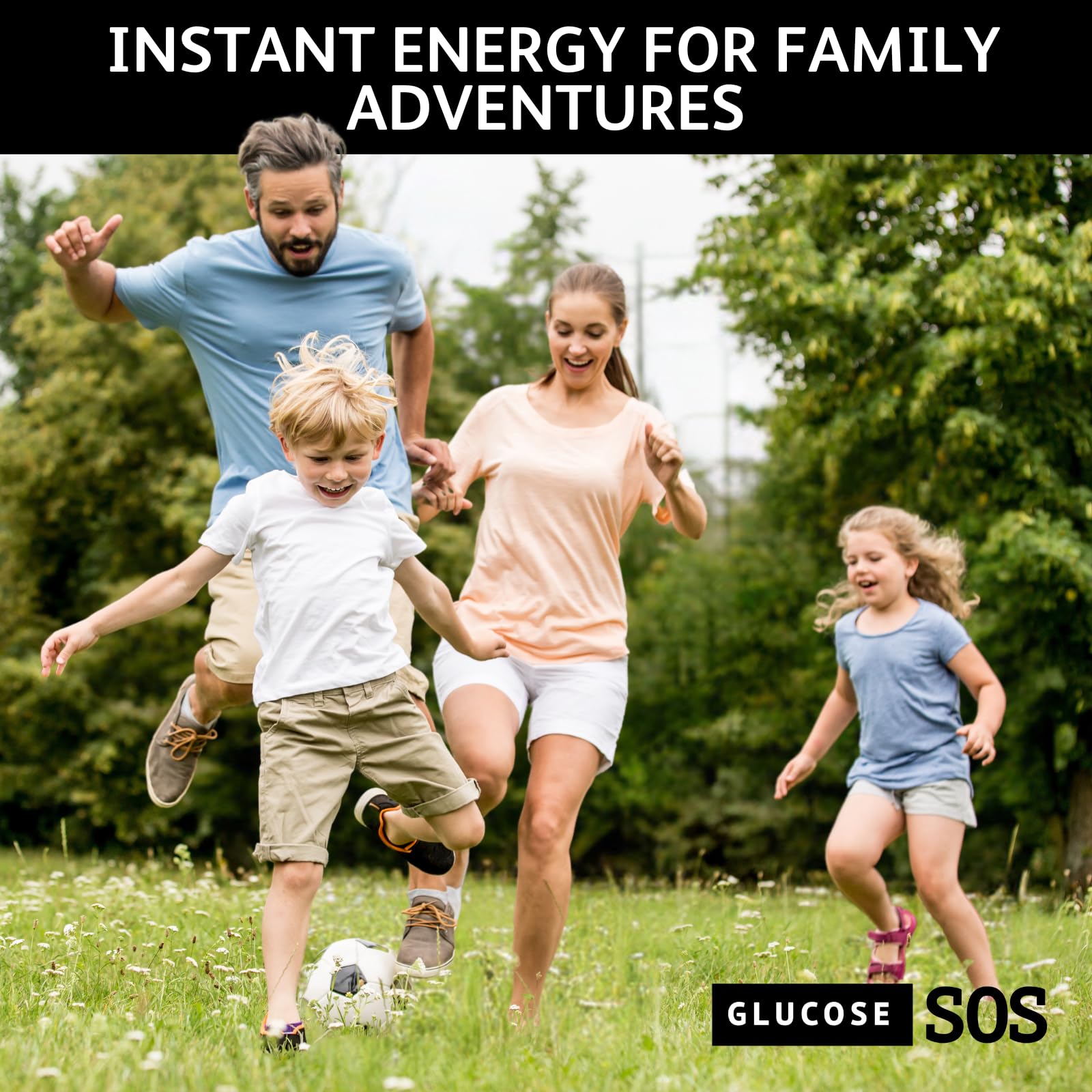 Glucose SOS Glucose Powder Packets with Natural Dextrose, Fast-Absorption That Instantly Dissolves in Your Mouth with No Water Needed, Sweet & Tangy 12 Servings Glucose SOS uk supplements