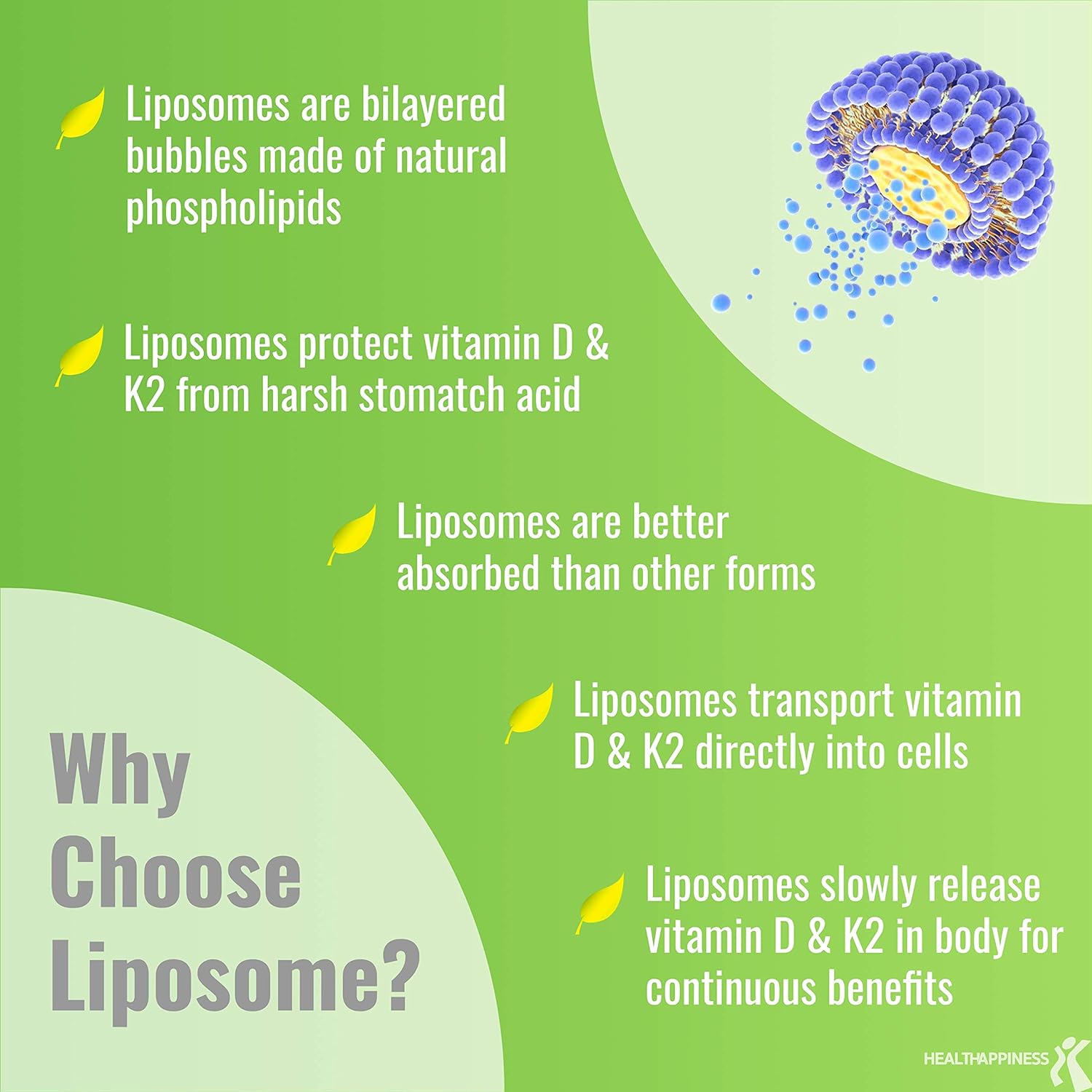 UpNourish Liposomal D3 & K2 MK-7, Advanced Absorption for Optimal Bone and Immun UpNourish uk supplements