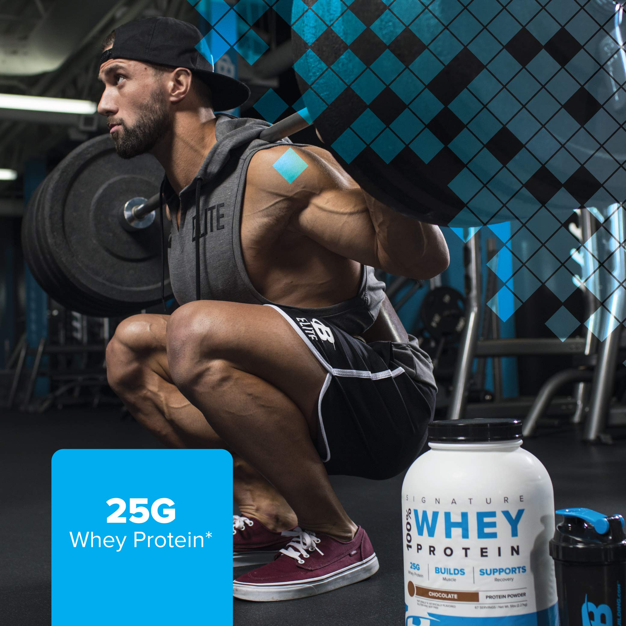Bodybuilding Signature 100% Whey Protein Powder | 25g of Protein per Serving Bodybuilding.com uk supplements