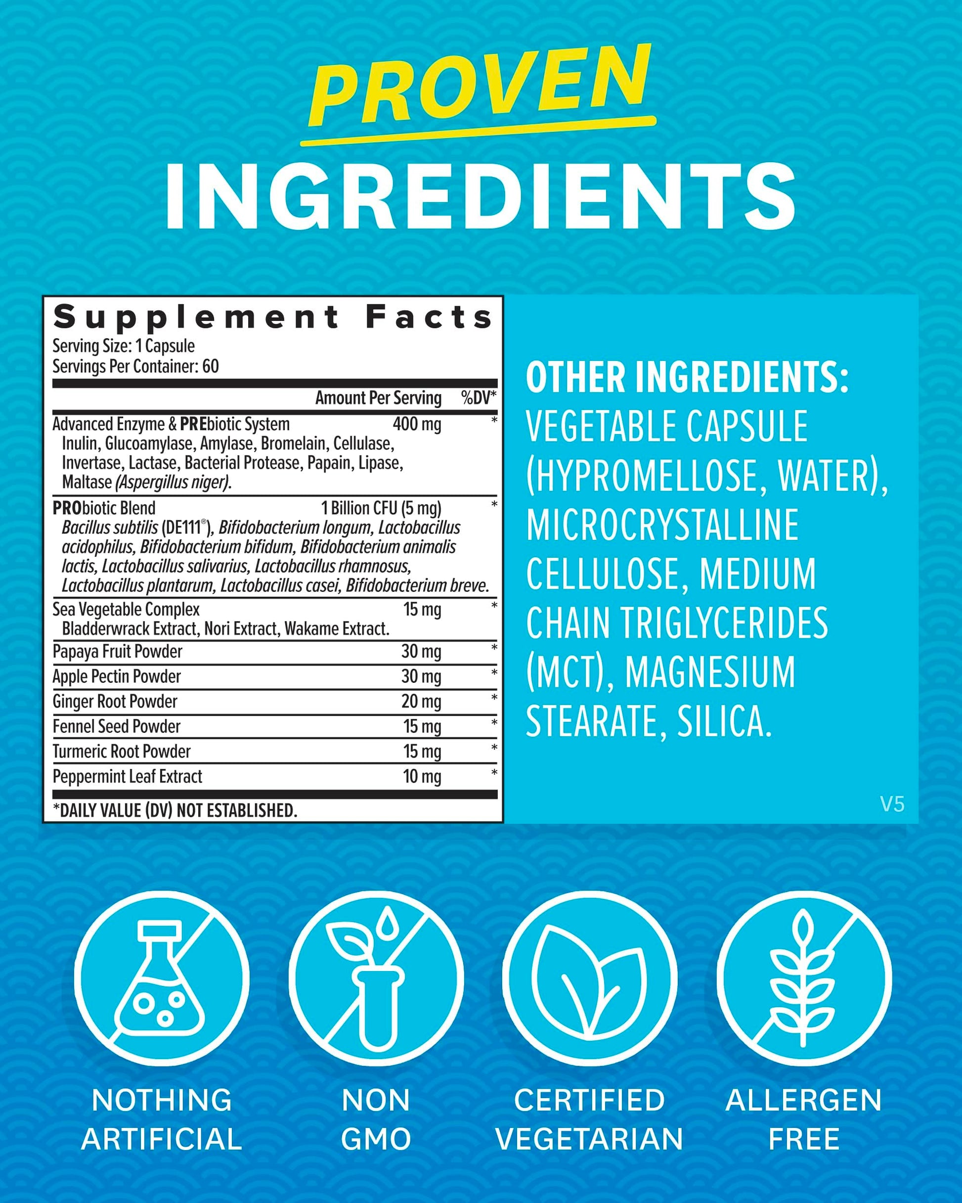 Zenwise Health Digestive Enzymes - Probiotic Multi Enzymes with Probiotics Zenwise Health uk supplements