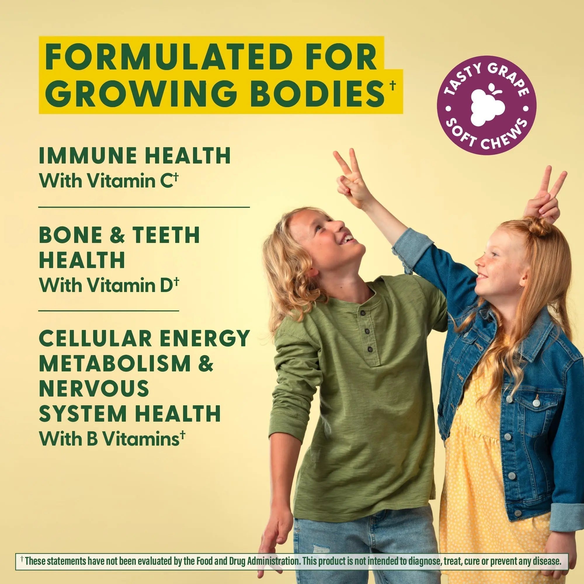 MegaFood Kids One Daily Multivitamin Soft Chews - Kids Vitamins with Vitamin B, Vitamin C, Vitamin D & Vitamin E - Age 4+, Vegetarian MegaFood uk supplements