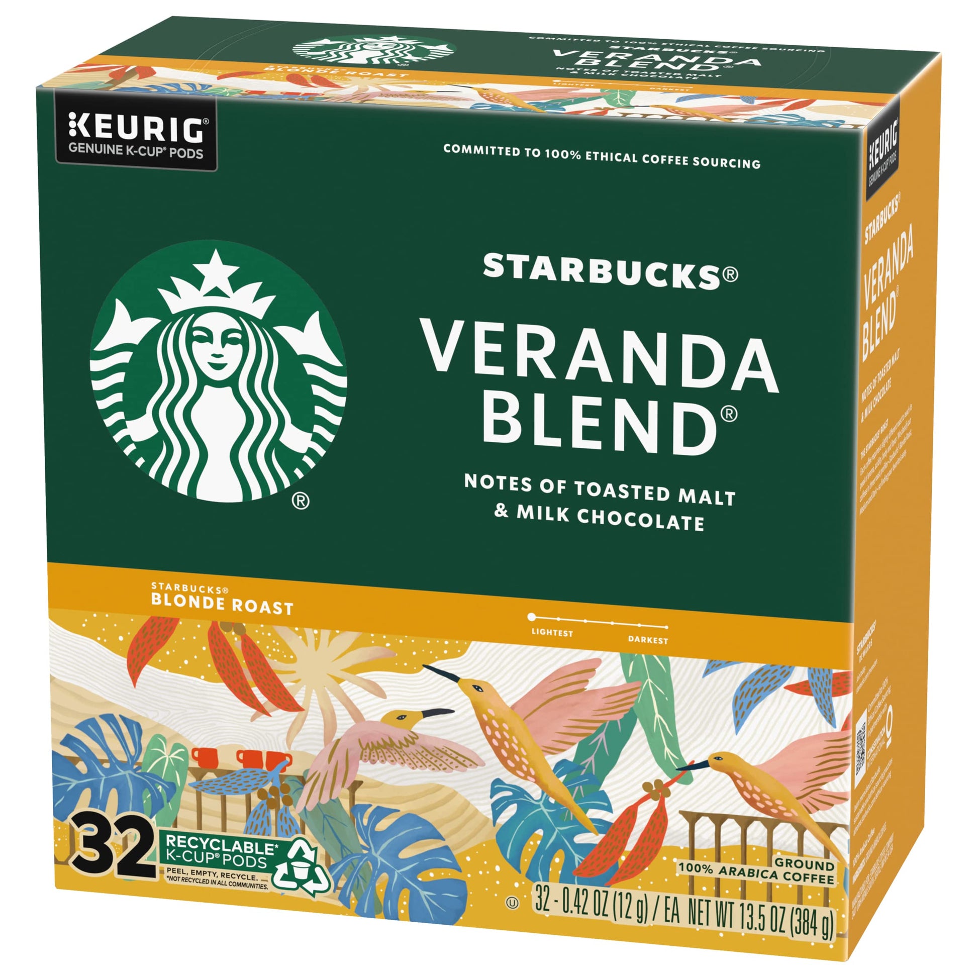Starbucks Veranda Blend Coffee K-Cups,4/24 Pack-96 K-Cups Starbucks uk supplements
