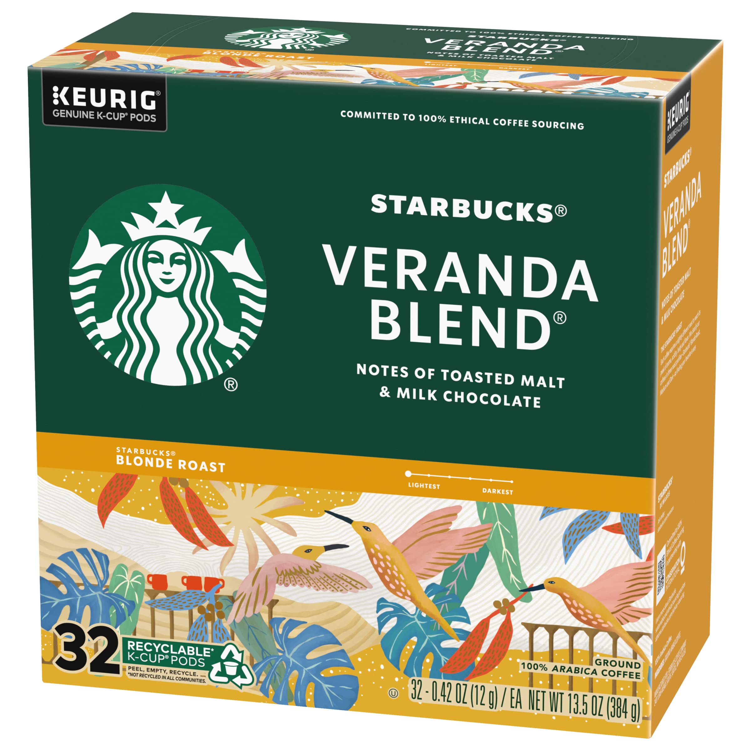 Starbucks Veranda Blend Coffee K-Cups,4/24 Pack-96 K-Cups Starbucks uk supplements
