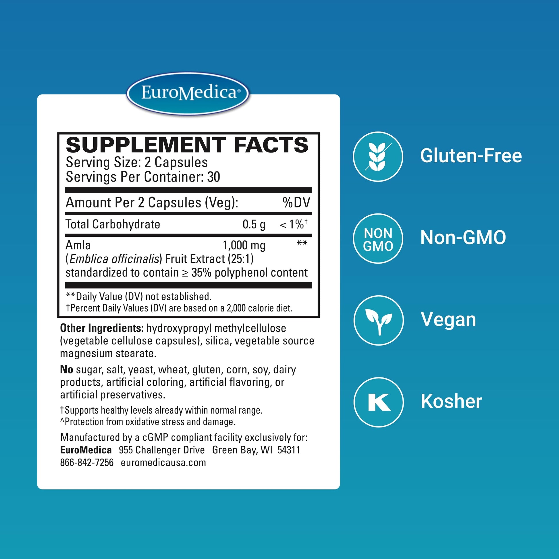 EuroMedica Healthy Cholesterol and Triglycerides - Antioxidant Supplement for Immune & Heart Support - Supplement to Aid Healthy Cholesterol & Triglyceride - 60 Capsules, 2 Pack (120 Capsules) EuroMedica uk supplements