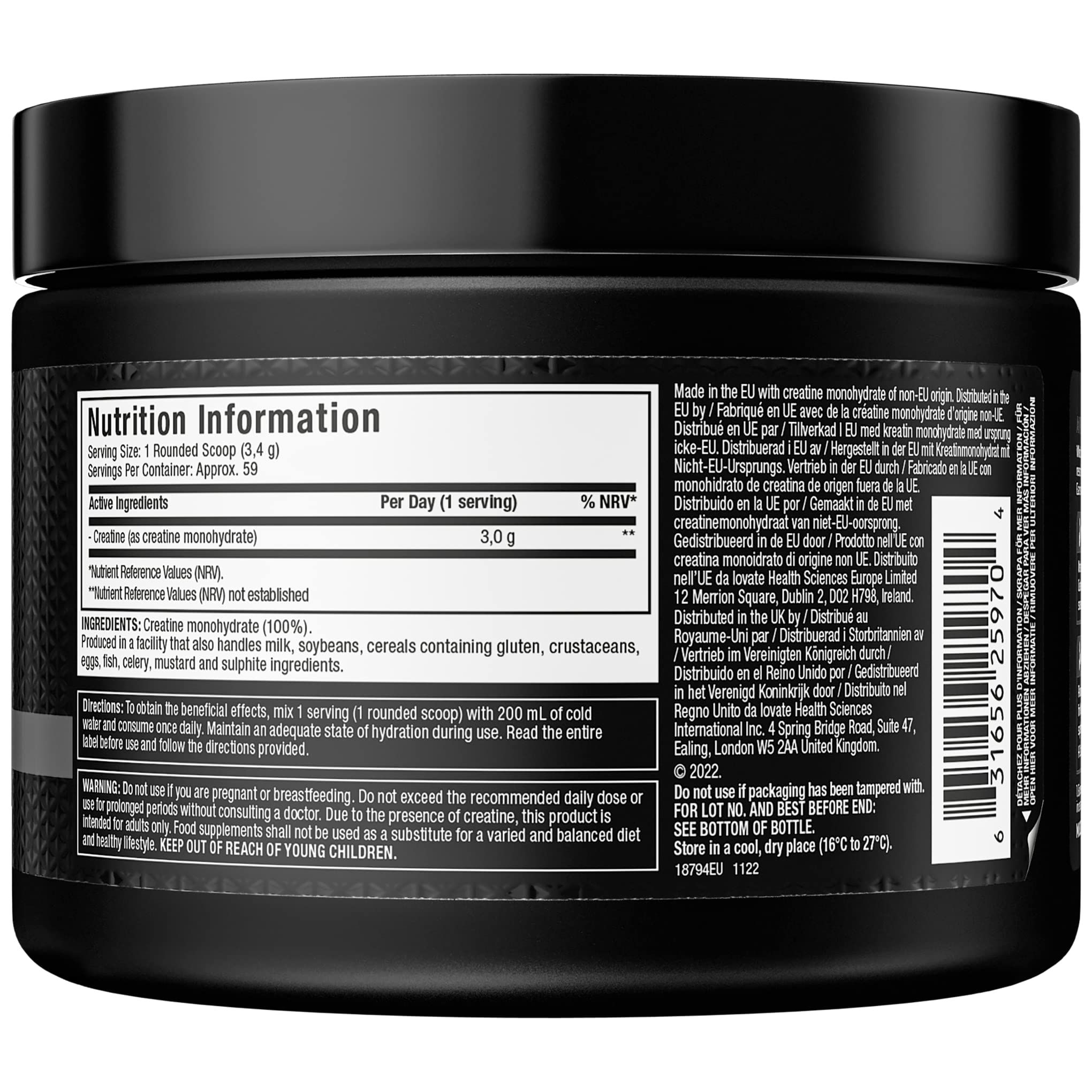 MuscleTech Platinum 100% Creatine Monohydrate Powder, Pure Creatine, Increase Muscletech uk supplements
