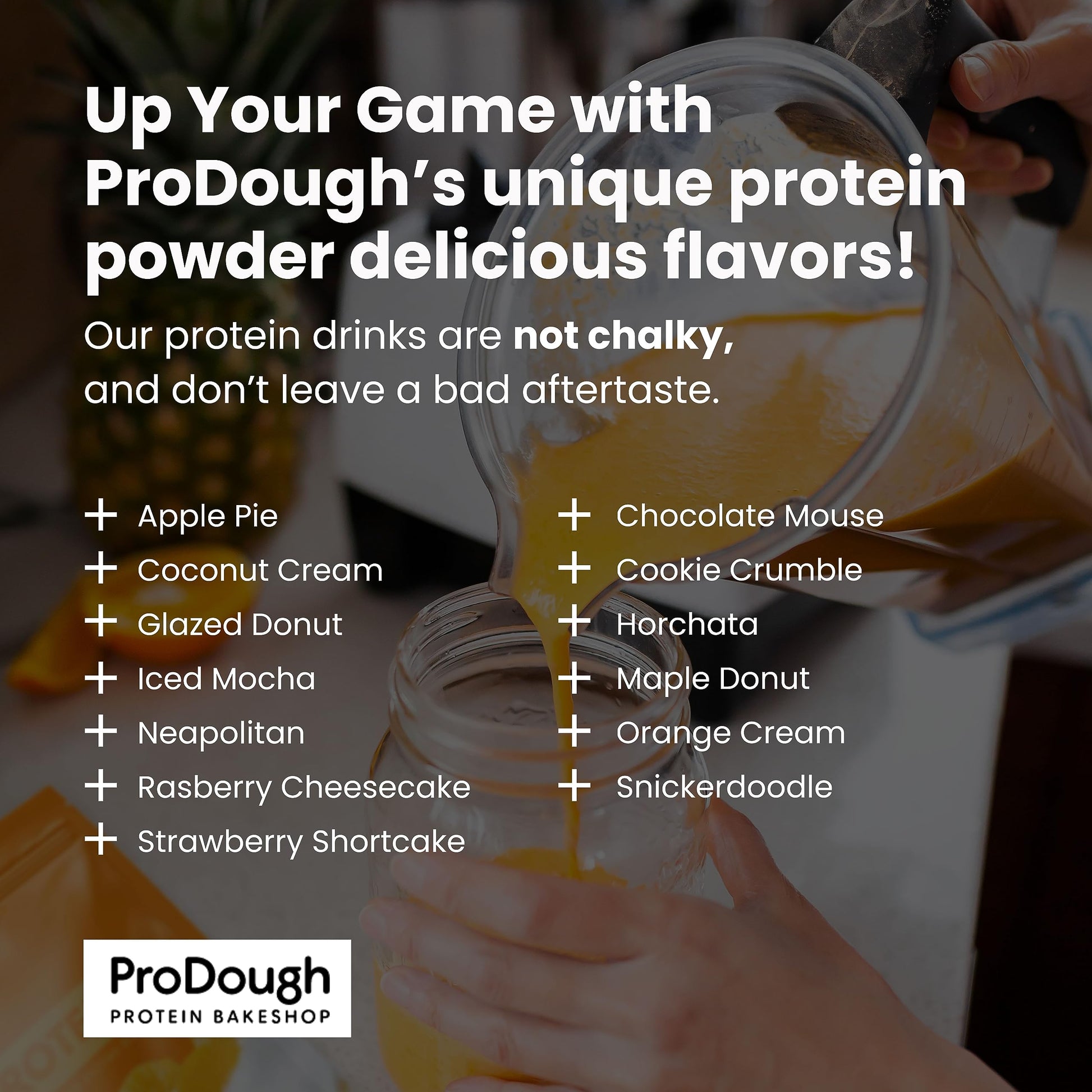 ProDough Gourmet Whey Isolate Hydrolized Protein Powder for Shake Mix- Easy Digest ProDough Protein Bakeshop uk supplements