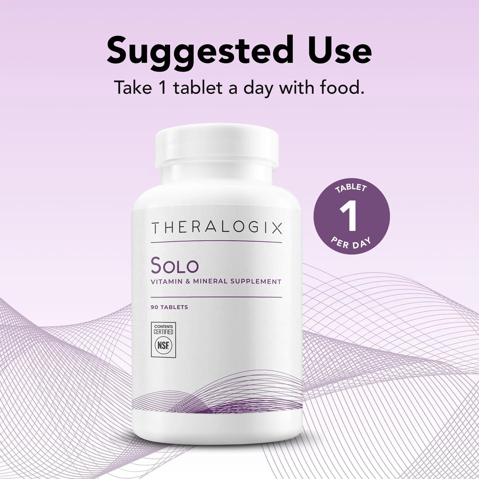 Theralogix Solo Multivitamin & Multimineral Supplement Without Iron - 90-Day Supply - Iron-Free Multivitamin Theralogix uk supplements