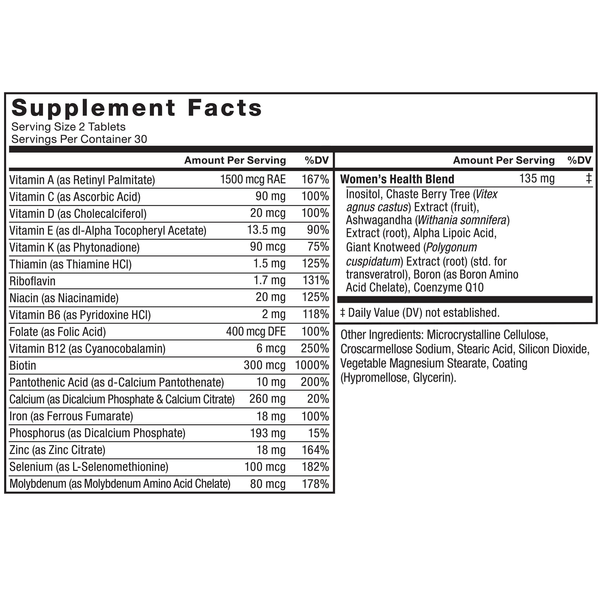 Force Factor Women’s Multivitamin, Multivitamin for Women to Support Hormone Balance, Energy, Immunity, and Gut Health, with 20 Vitamins & Minerals, Ashwagandha, Chasteberry, and More, 60 Tablets Force Factor uk supplements