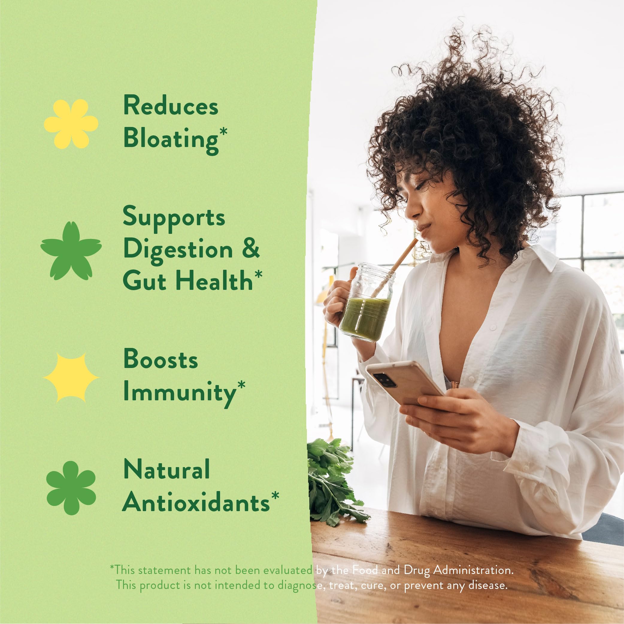 360 Nutrition Blends with Benefits Super Greens Powder w/Probiotics, Digestive Enzymes, Sugar & Gluten Free, Plant Based Superfood Drink Mix for Gut Health, Bloating, Immunity, Overall Health, 6.35 oz 360 Nutrition uk supplements