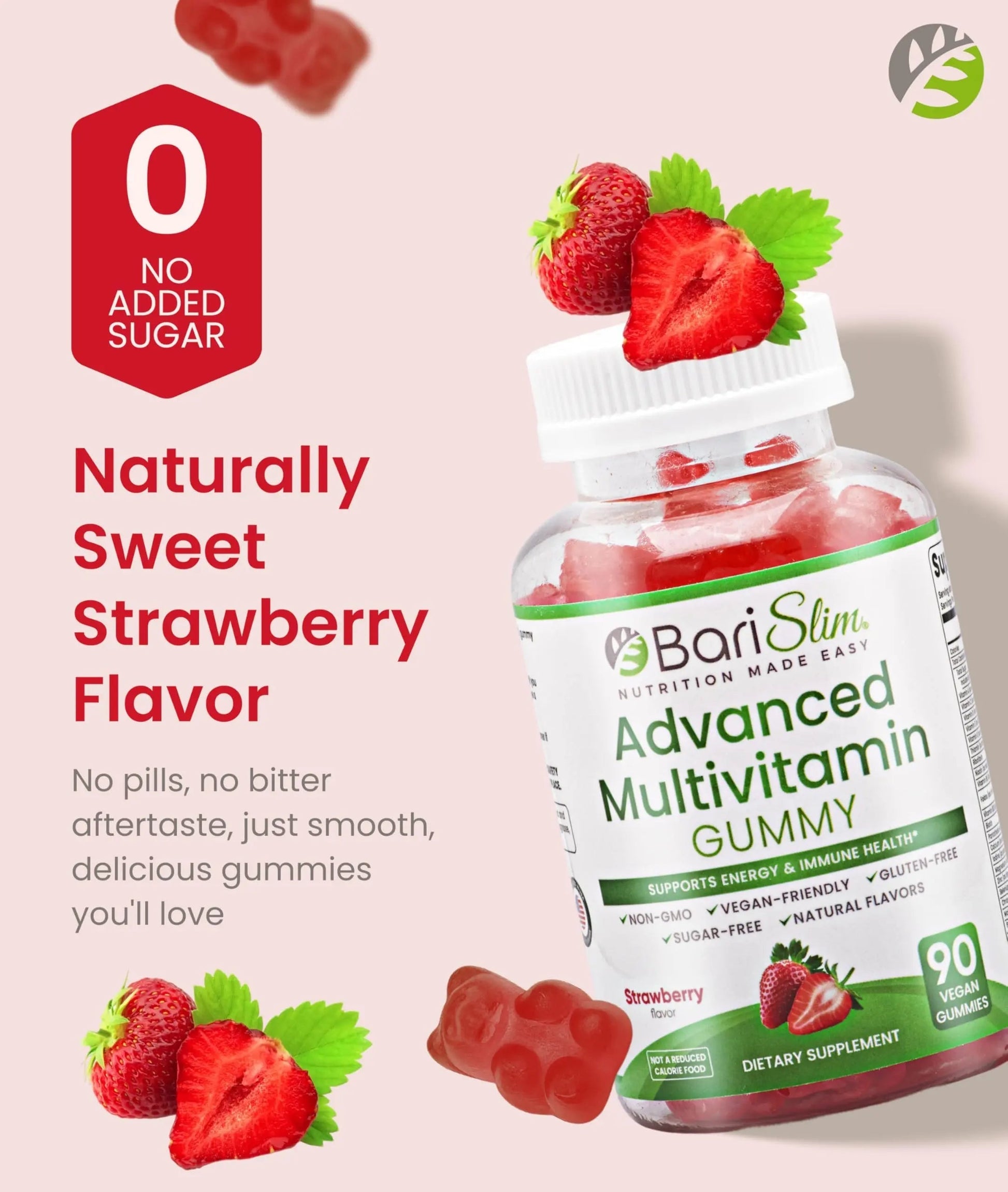 BariSlim Advanced Bariatric Multivitamin Gummies - Specially Formulated Bariatric Vitamins for Patients After Weight Loss Surgery BariSlim uk supplements