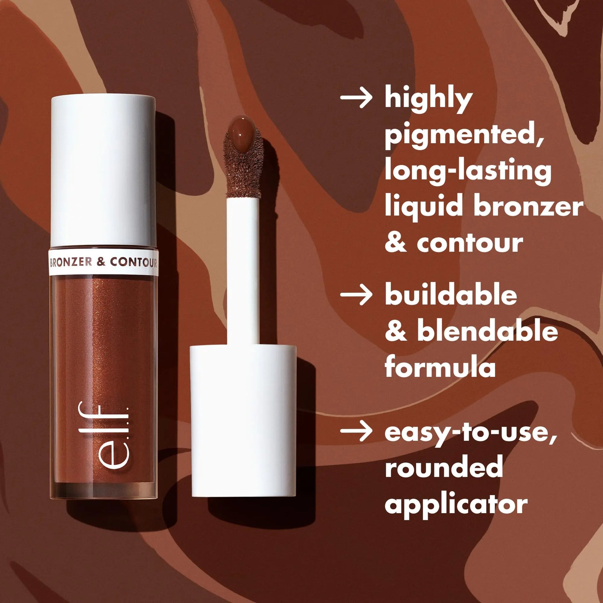 e.l.f. Camo Liquid Bronzer & Contour, Silky Highly Pigmented Formula, Creates a Long-Lasting Bronzed Glow & Natural Look, Vegan & Cruelty-Free, 2 Fair/Light e.l.f. uk supplements