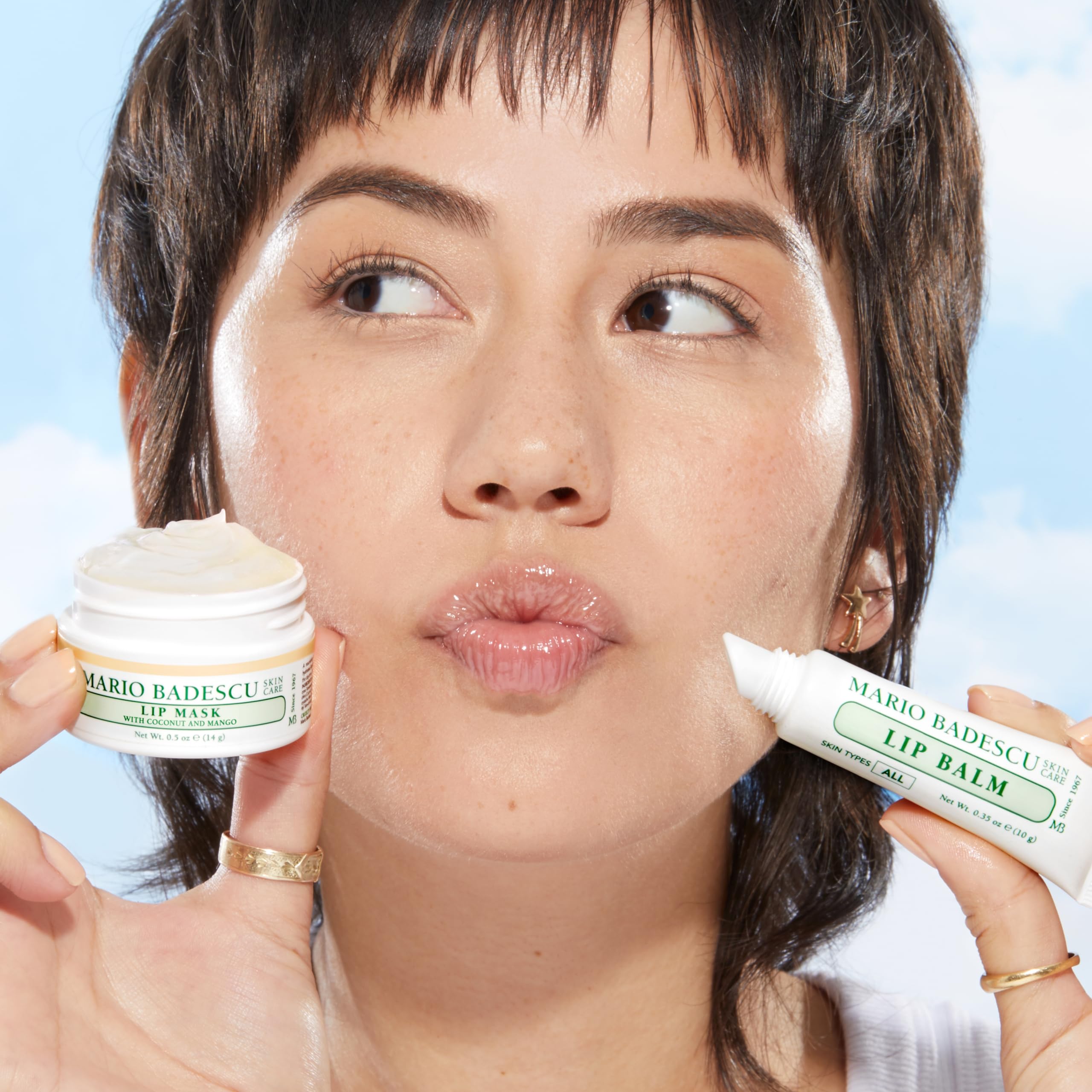 Mario Badescu Lip Mask with Coconut and Mango for All Skin Types, Overnight Lip Treatment Enriched With Skin Softening Coconut Oil, Sunflower Seed Oil and Hydrating Shea Butter, 0.5 Ounces Mario Badescu uk supplements