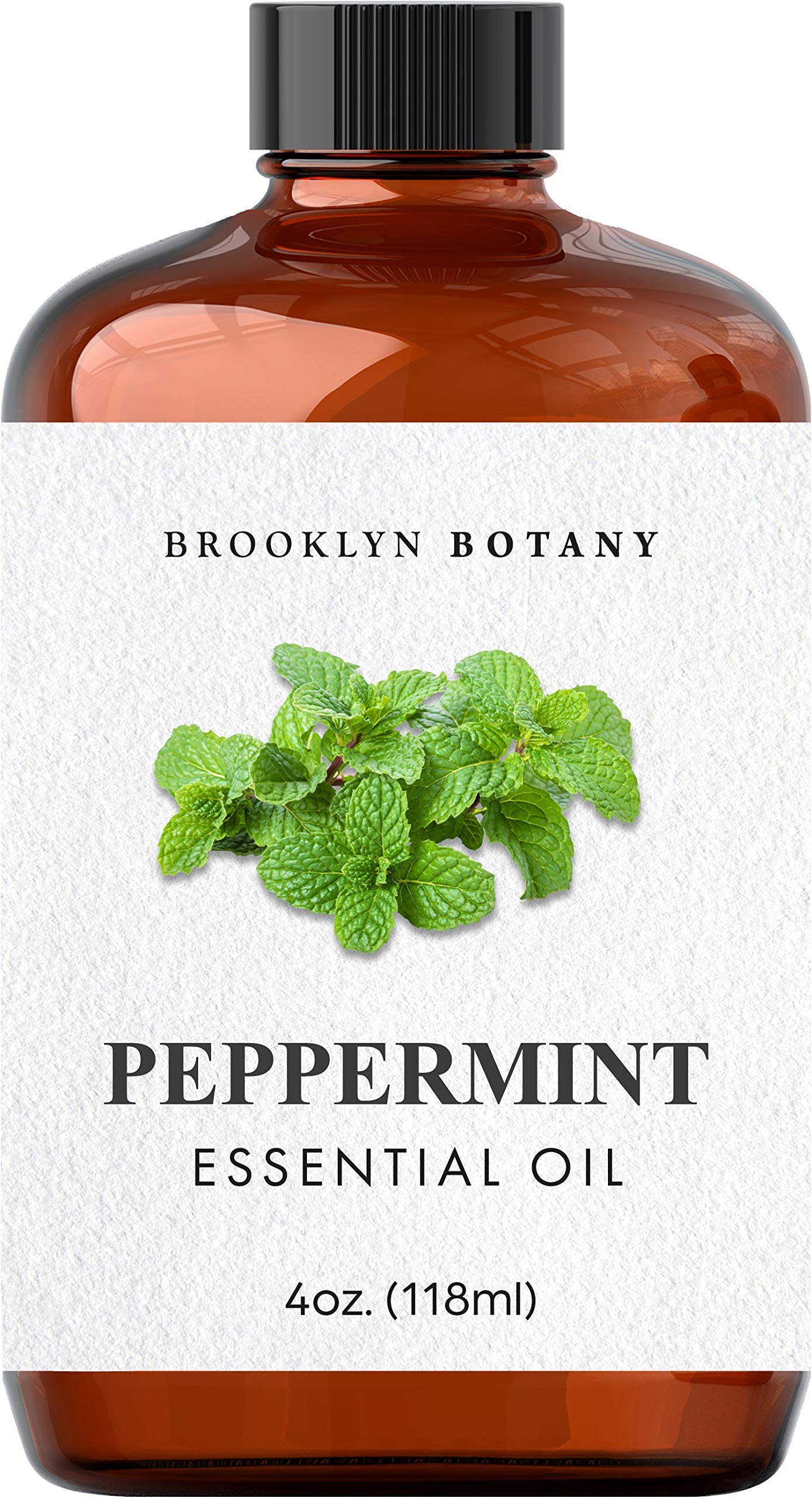 Brooklyn Botany Peppermint Essential Oil - Huge 4 Fl Oz - 100% Pure and Natural - Premium Grade Brooklyn Botany uk supplements
