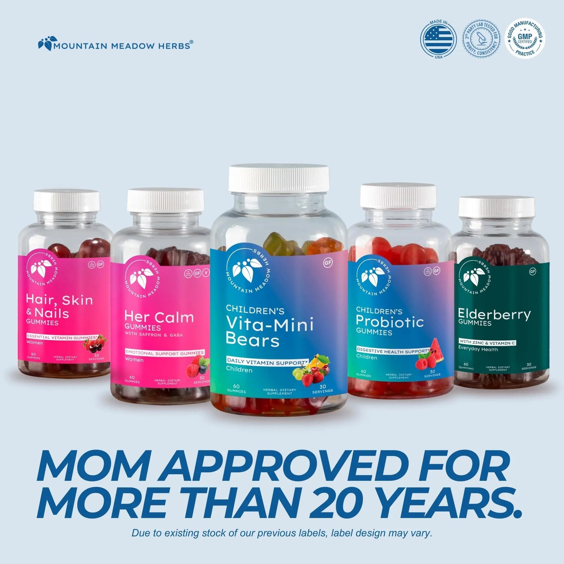 Mountain Meadow Herbs Vita-Mini Bears for Children | Multivitamin with Biotin, Folic & Pantothenic Acid, Iodin, Zinc | Mountain Meadow Herbs uk supplements