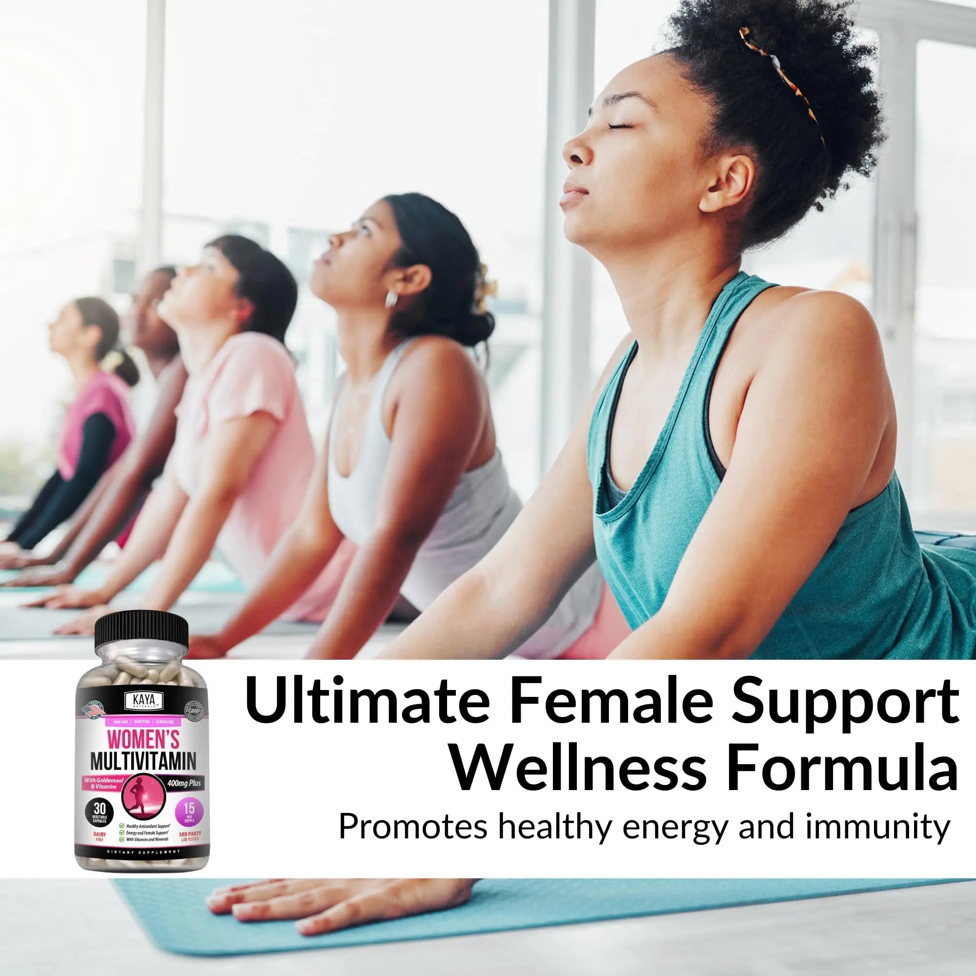 Kaya Naturals Women's Multivitamin, Overall Healthy Antioxidant, and Immune Support, Vitamins A, D, C, E, Biotin Kaya Naturals uk supplements