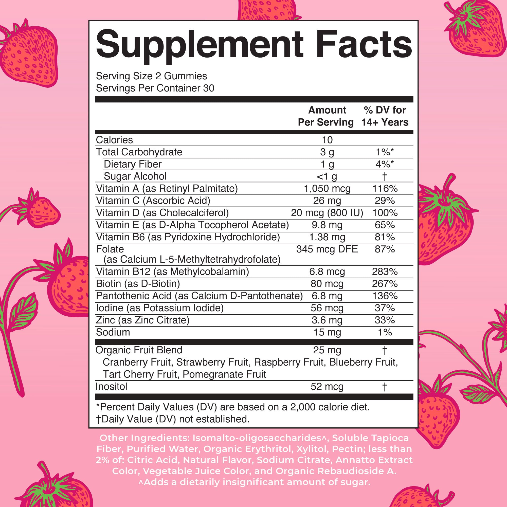 MaryRuth Organics Women's Immune Support Multivitamin Gummies | Ages 14+ | Skin Health | Gummy Vitamins for Women | Sugar-Free | Vegan | Non-GMO | 60 Count MARYRUTH'S uk supplements