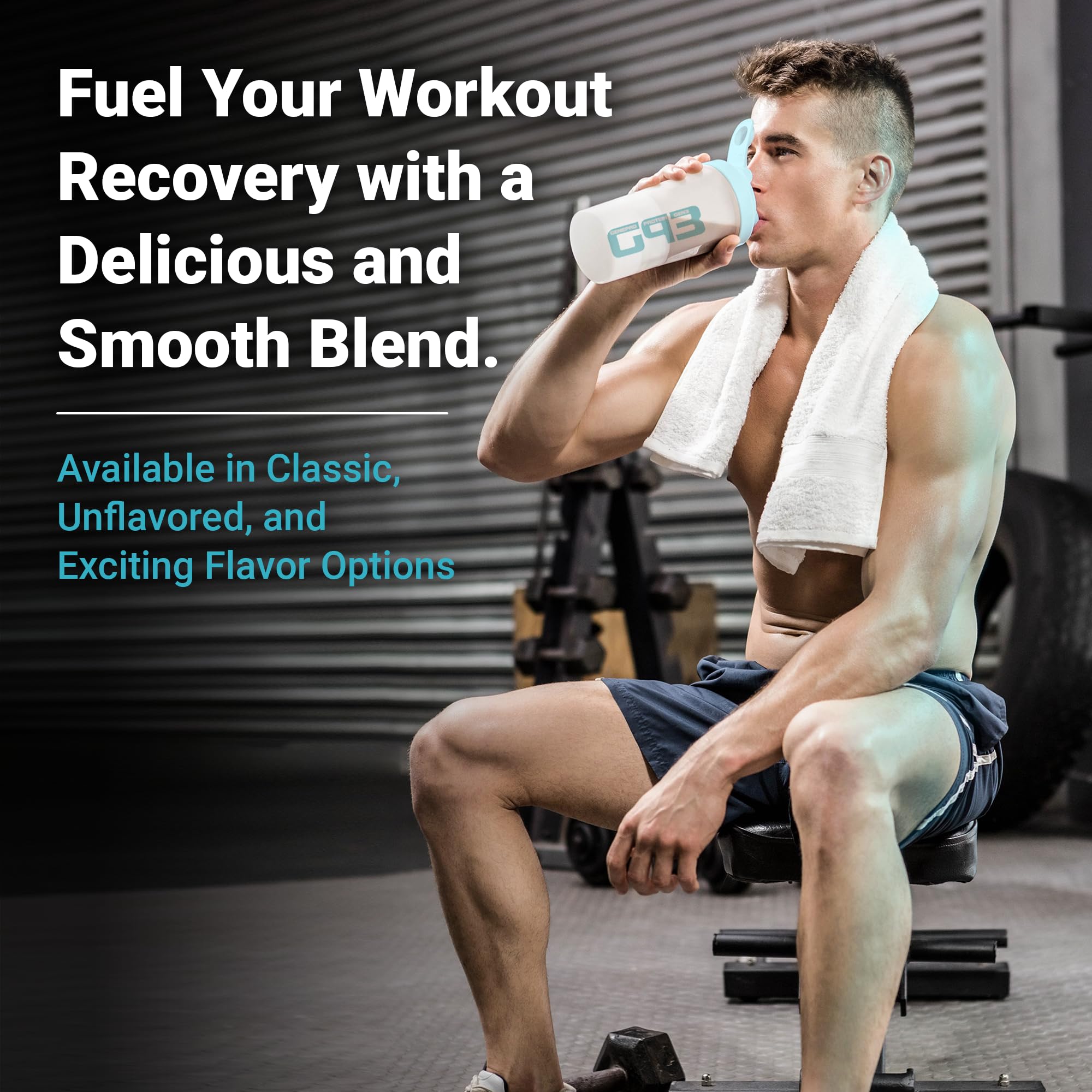 Genepro Unflavored Protein Powder - New Formula - Lactose-Free, Gluten-Free, & Non Genepro Gen. 3 The Protein Solution uk supplements