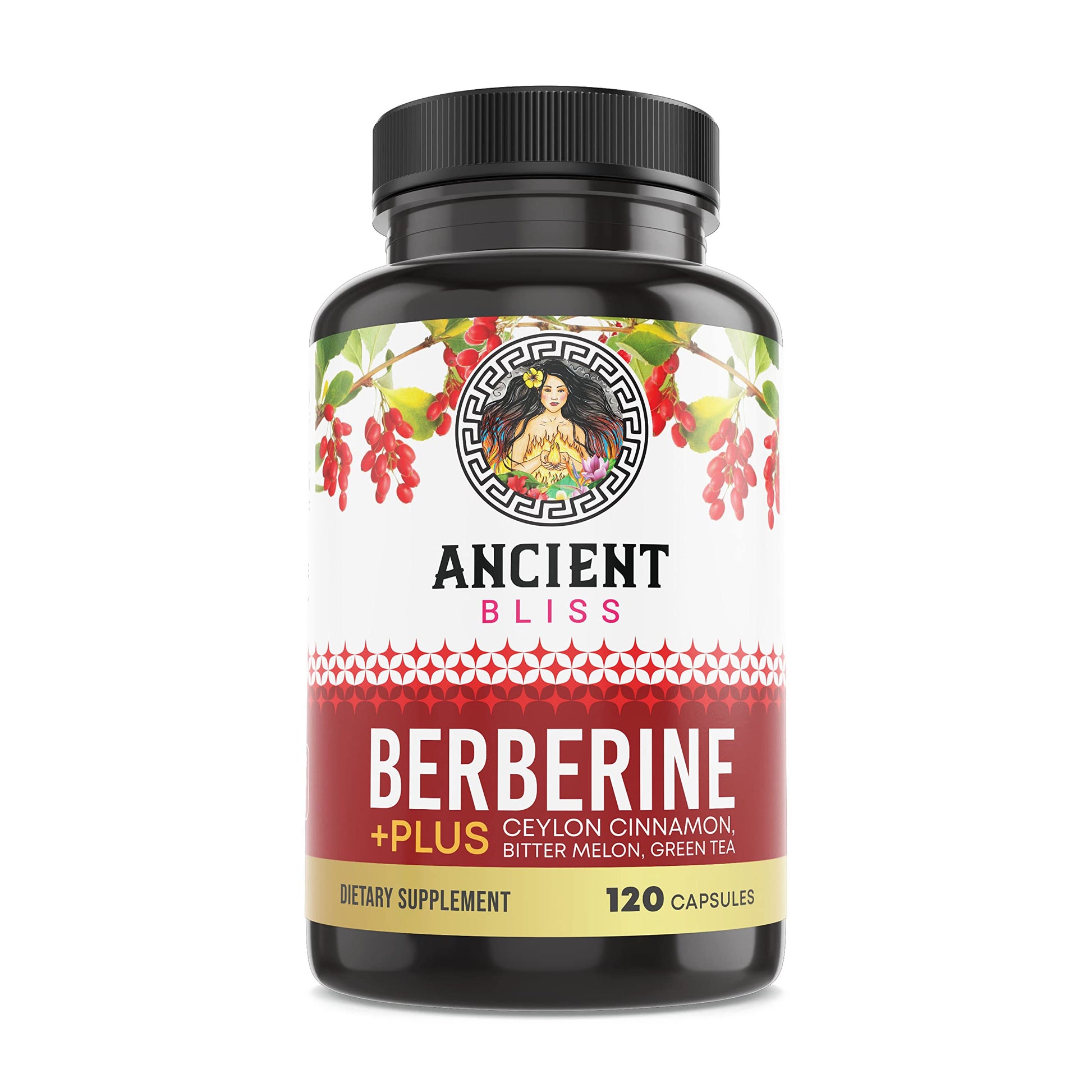 Ancient Bliss Berberine HCL 1200mg with Ceylon Cinnamon, Bitter Melon, and Green Tea Ancient Bliss uk supplements