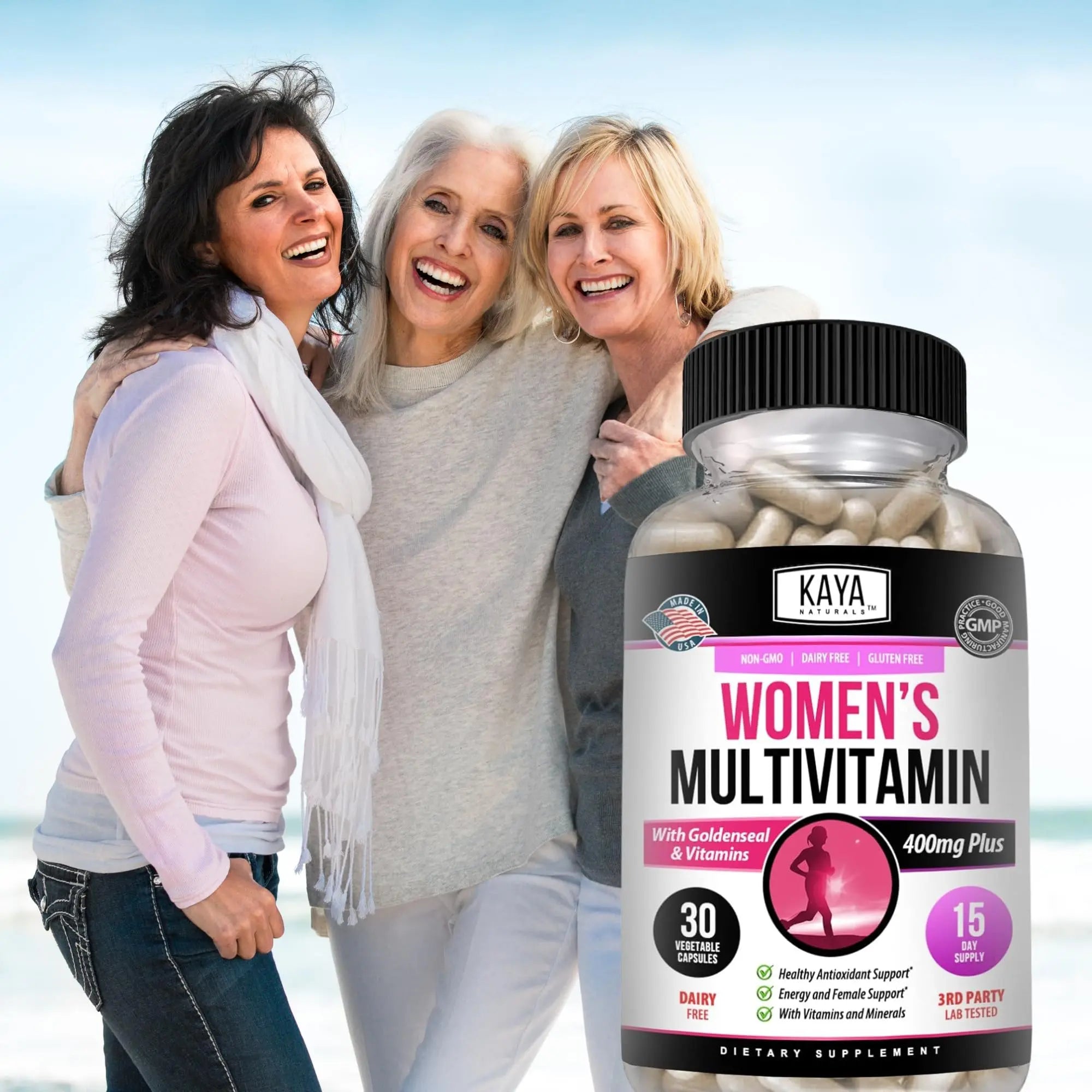Kaya Naturals Women's Multivitamin, Overall Healthy Antioxidant, and Immune Support, Vitamins A, D, C, E, Biotin Kaya Naturals uk supplements
