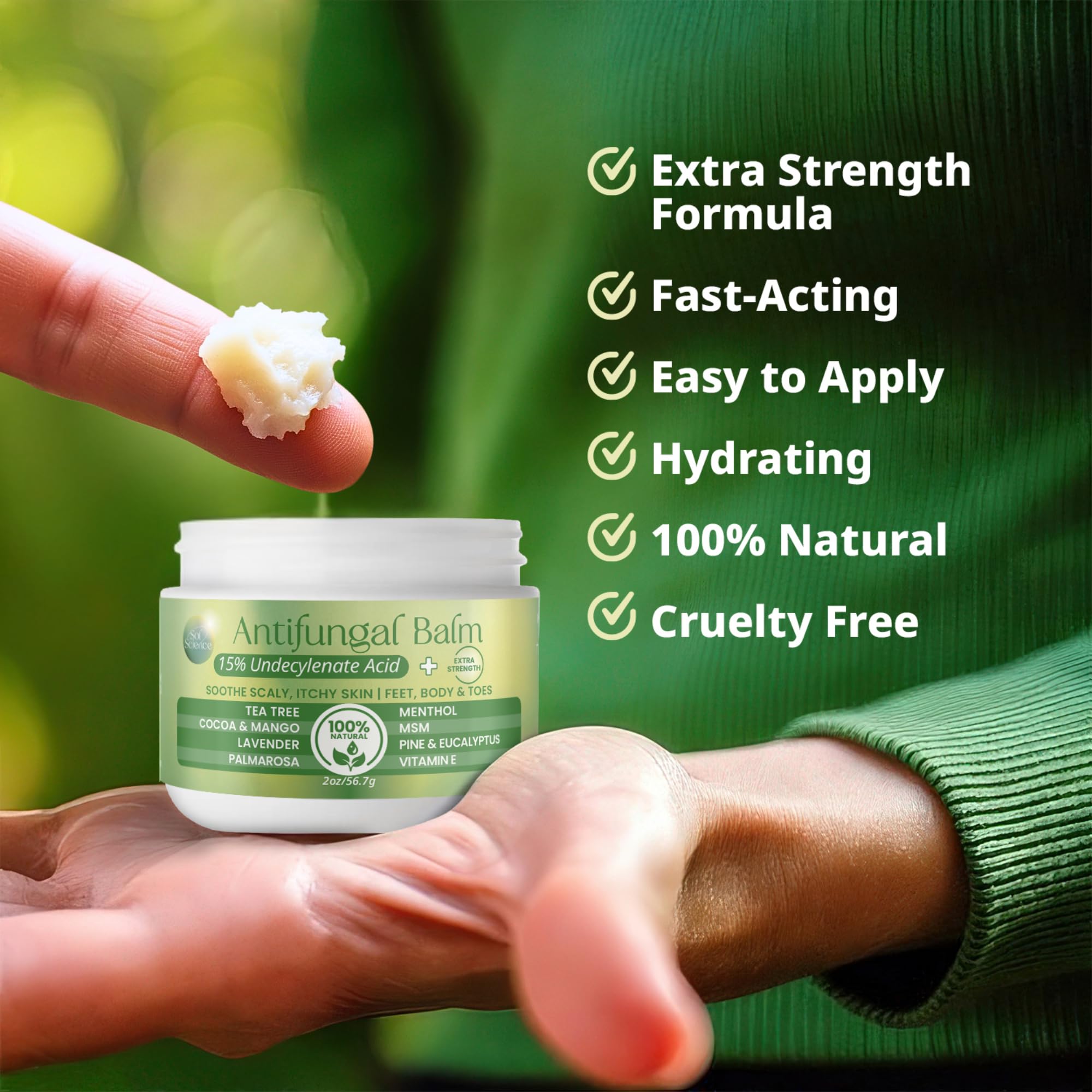PURPLE CANYON Anti Fungal Balm with 15% Undecylenic Acid – Antifungal for Athletes Foot, Jock Itch & Ringworm – Tea Tree, Menthol & Essential Oils PURPLE CANYON uk supplements