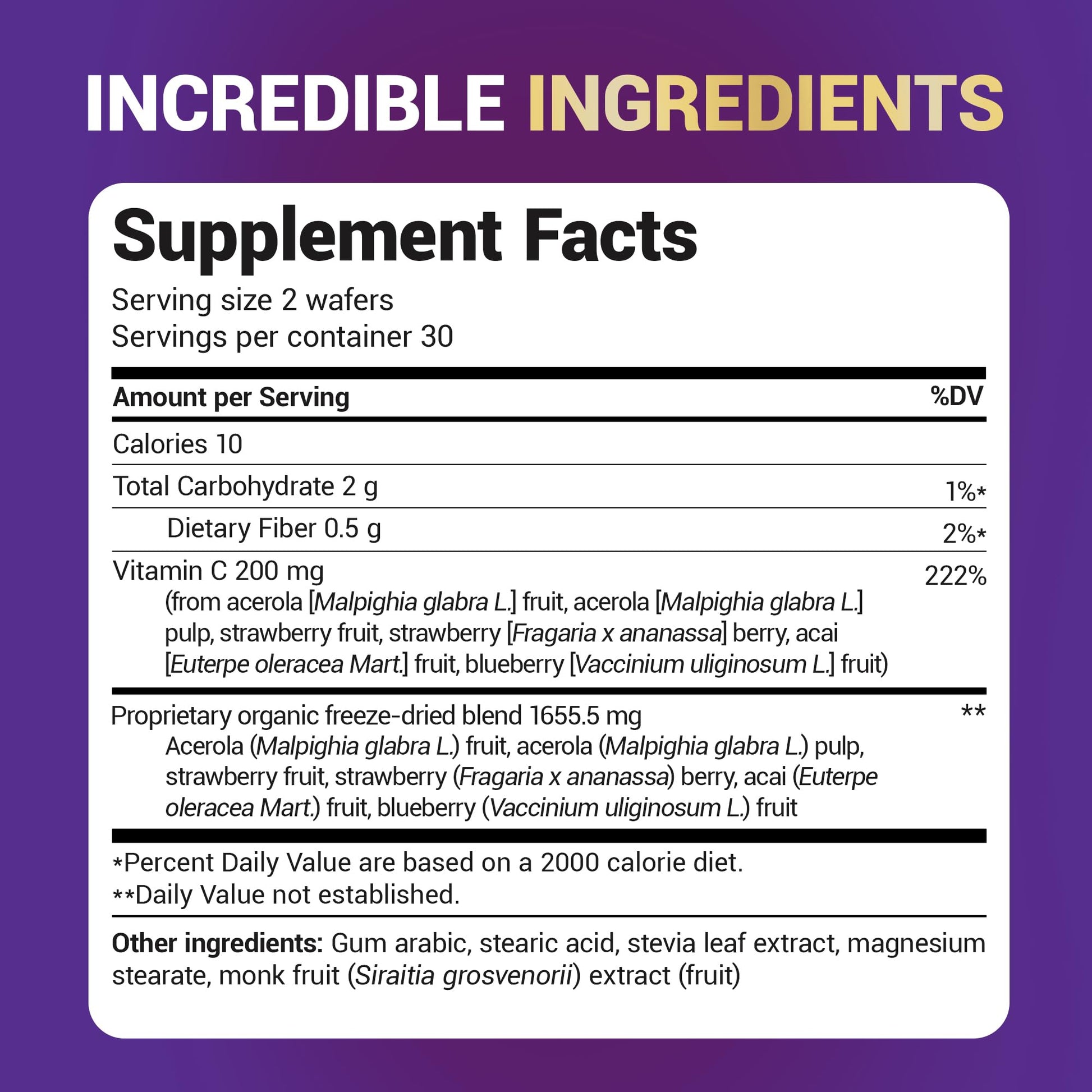 Dr. Berg Chewable Vitamin C Complex - Made with Organic, Non-GMO Berries - 60 Delicious Wafers Dr. Berg Nutritionals uk supplements