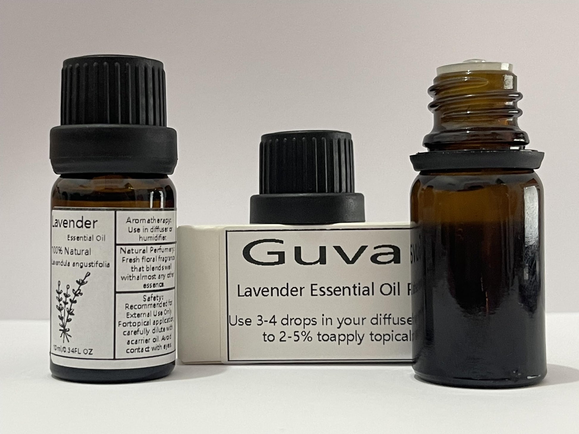 Guvar Lavender Essential Oil Pure for Diffuser for Aromatherapy and Home 100% Pure Natural Extraction Guvar uk supplements