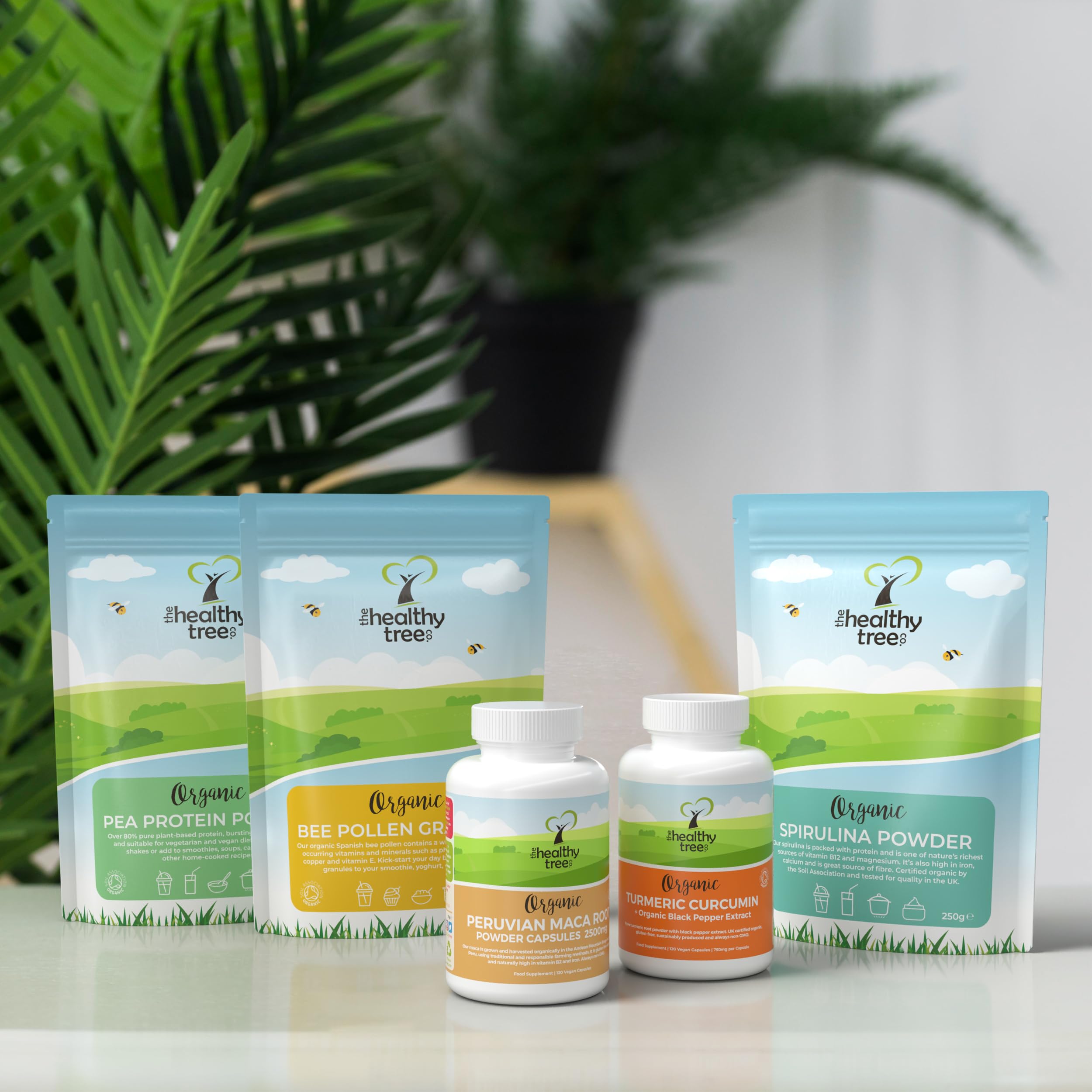 Organic Pea Protein Powder - European Vegan Protein Powder by TheHealthyTree Company TheHealthyTree Company uk supplements