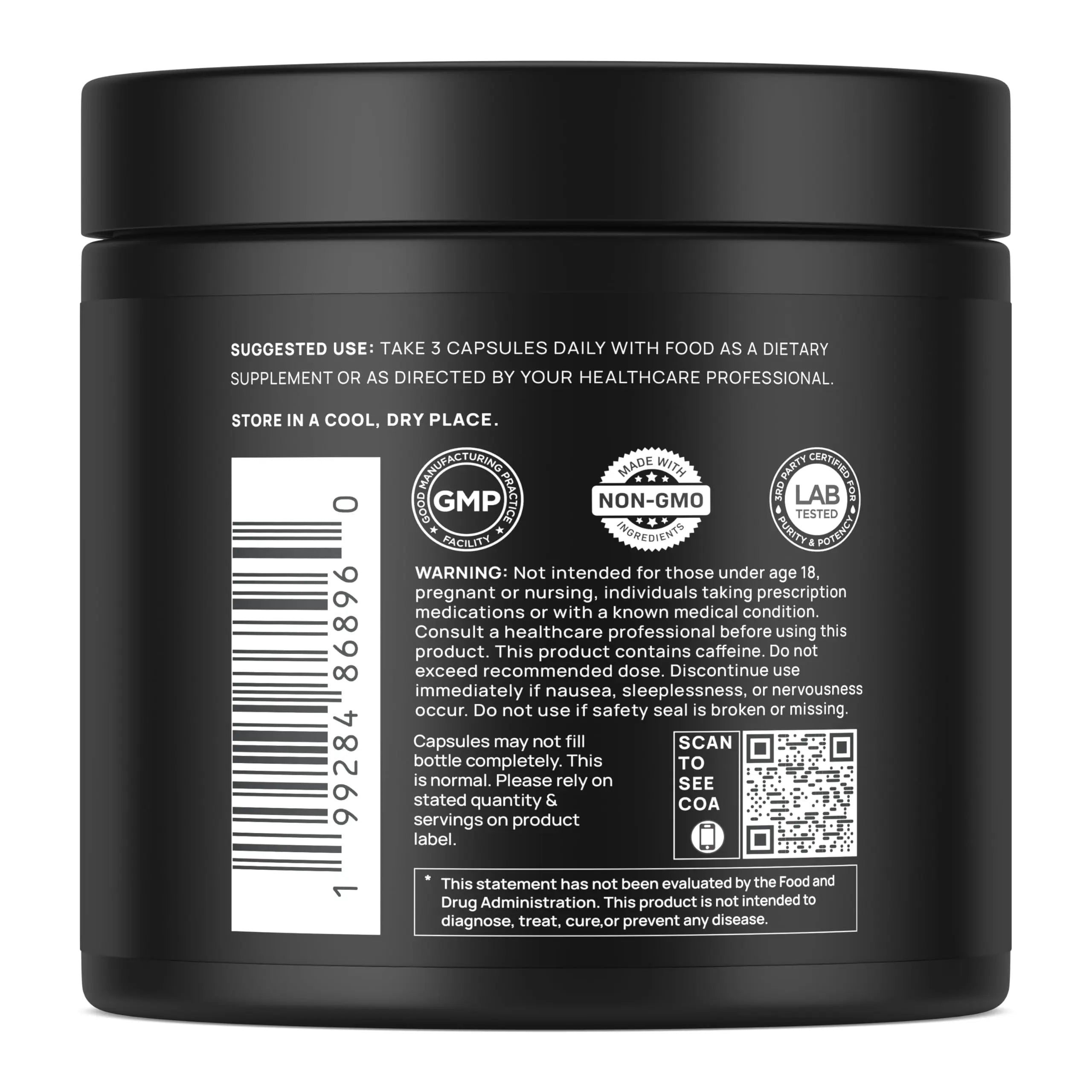 ULTRA MALE® Premium for Men w. 100:1 Shilajit, 40:1 Black Maca, Ashwagandha 25%, Tongkat Ali 10% - Clinical Strength Male Enhancing Supplement for Men Health Libido+ TERRA ELMNT uk supplements