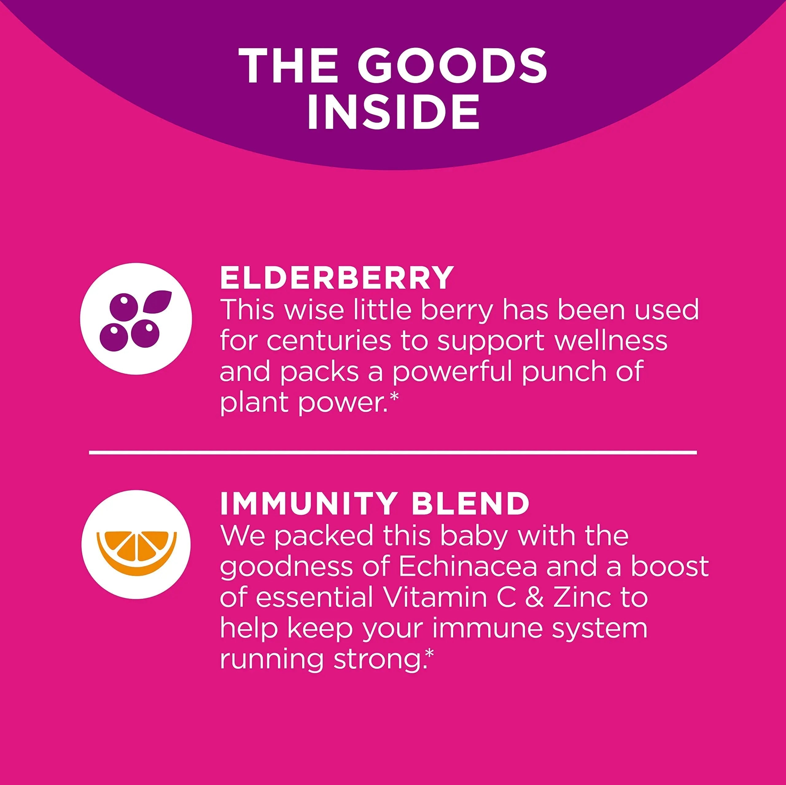 OLLY Kids Immunity Gummy, Immune Support, Wellmune, Elderberry, Vitamin C, Zinc, Chewable Supplement, Cherry - 50 Count & Gummy Active Immunity+Elderberry, 45 Gummies (1 Pack), Berry Flavor OLLY uk supplements