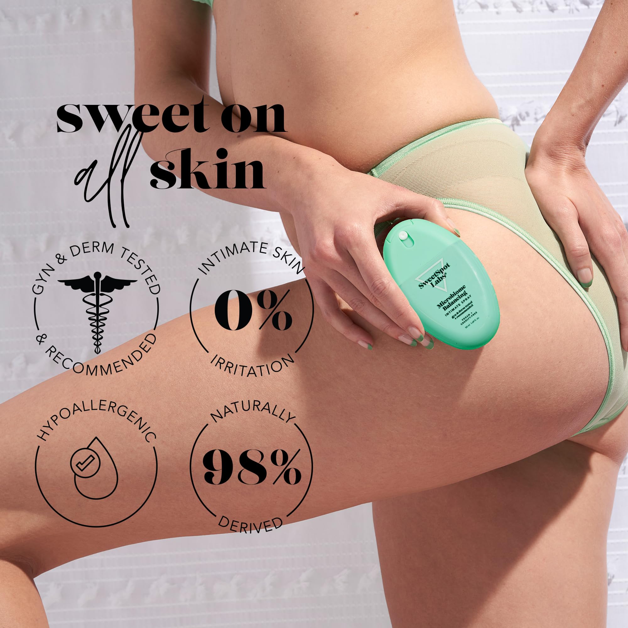SweetSpot Labs Microbiome Balancing Feminine Spray, Deodorant Spray for External Vaginal Odor & pH SweetSpot Labs uk supplements