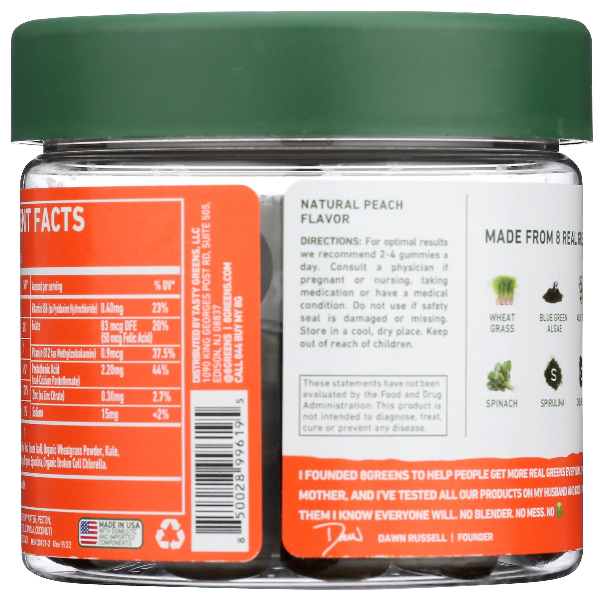 8Greens Daily Greens Gummies - Superfood Booster, Energy & Immune Support 8Greens uk supplements