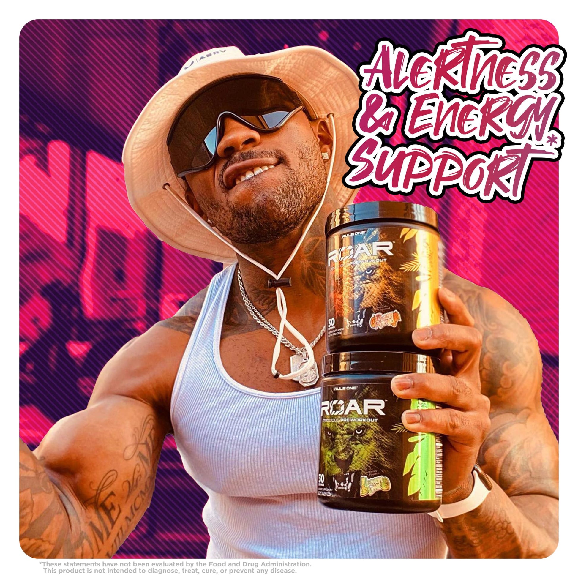 Rule 1 R1 Roar, Wild Grape - 10.05 oz - Pre-Workout Powder - with Creatine, Beta-Alanine Rule 1 Proteins uk supplements