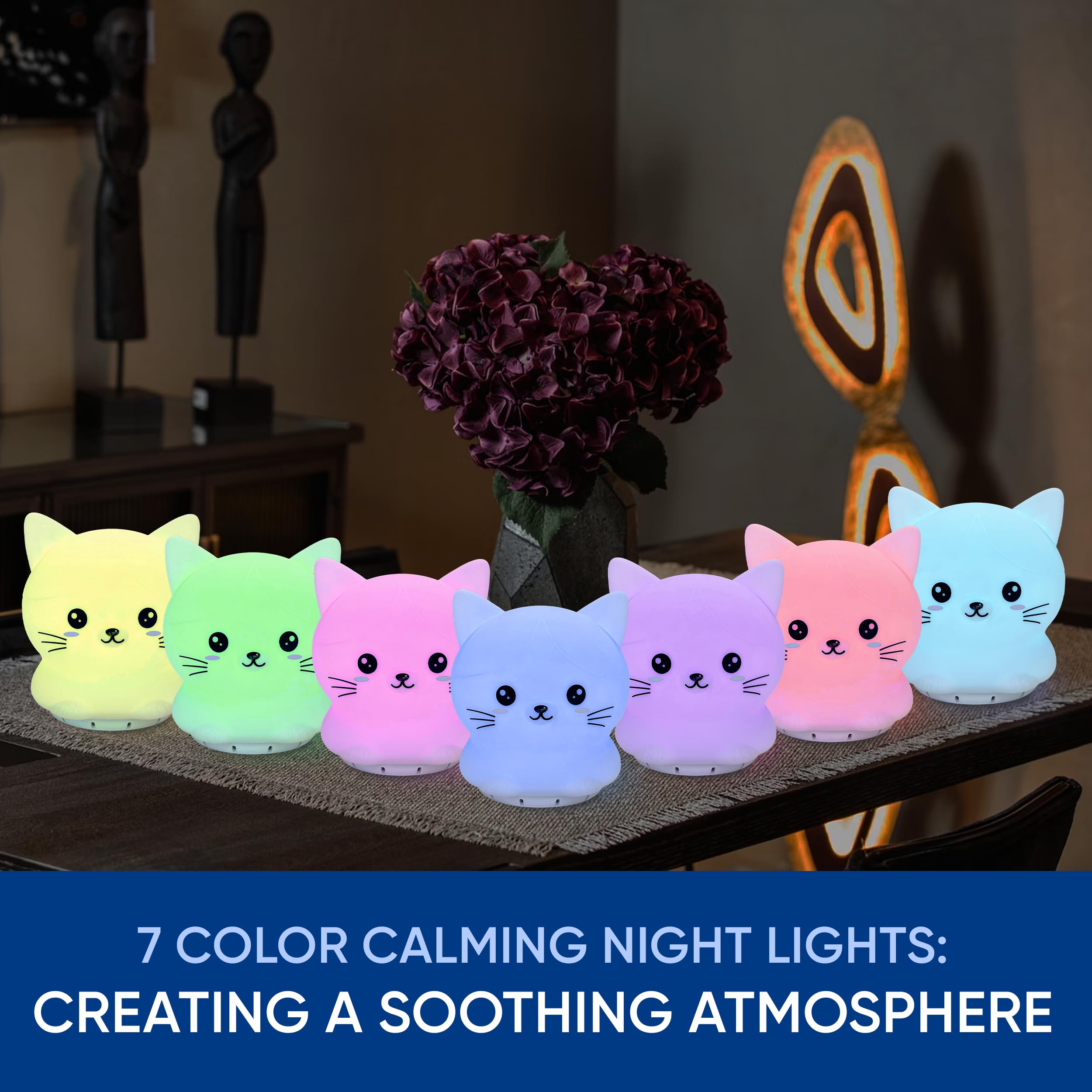 Mindfulness 'Breathing Kitty' | 4-7-8 Guided Visual Meditation Breathing Light | 3 in 1 Device Rainlax uk supplements