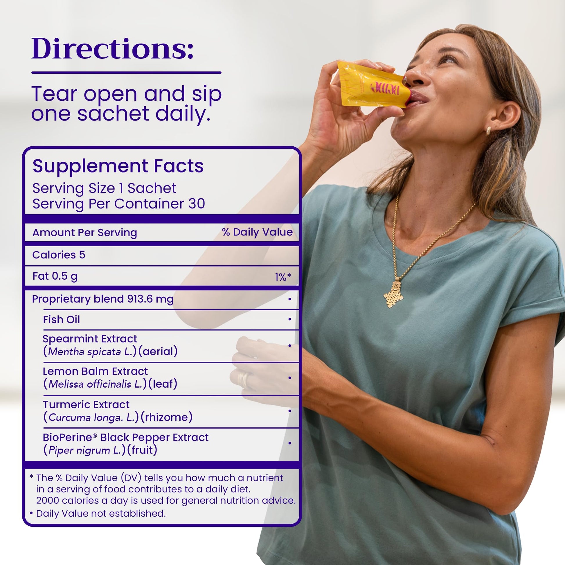 BeMe Liquid Omega 3 Fish Oil - Turmeric Curcumin, Lemon Balm Extract & Omega 3 Supplement for Women - Patented EPAX® for Quick Absorption & high bioavailability - Supports Memory & Brain Health BeMe uk supplements