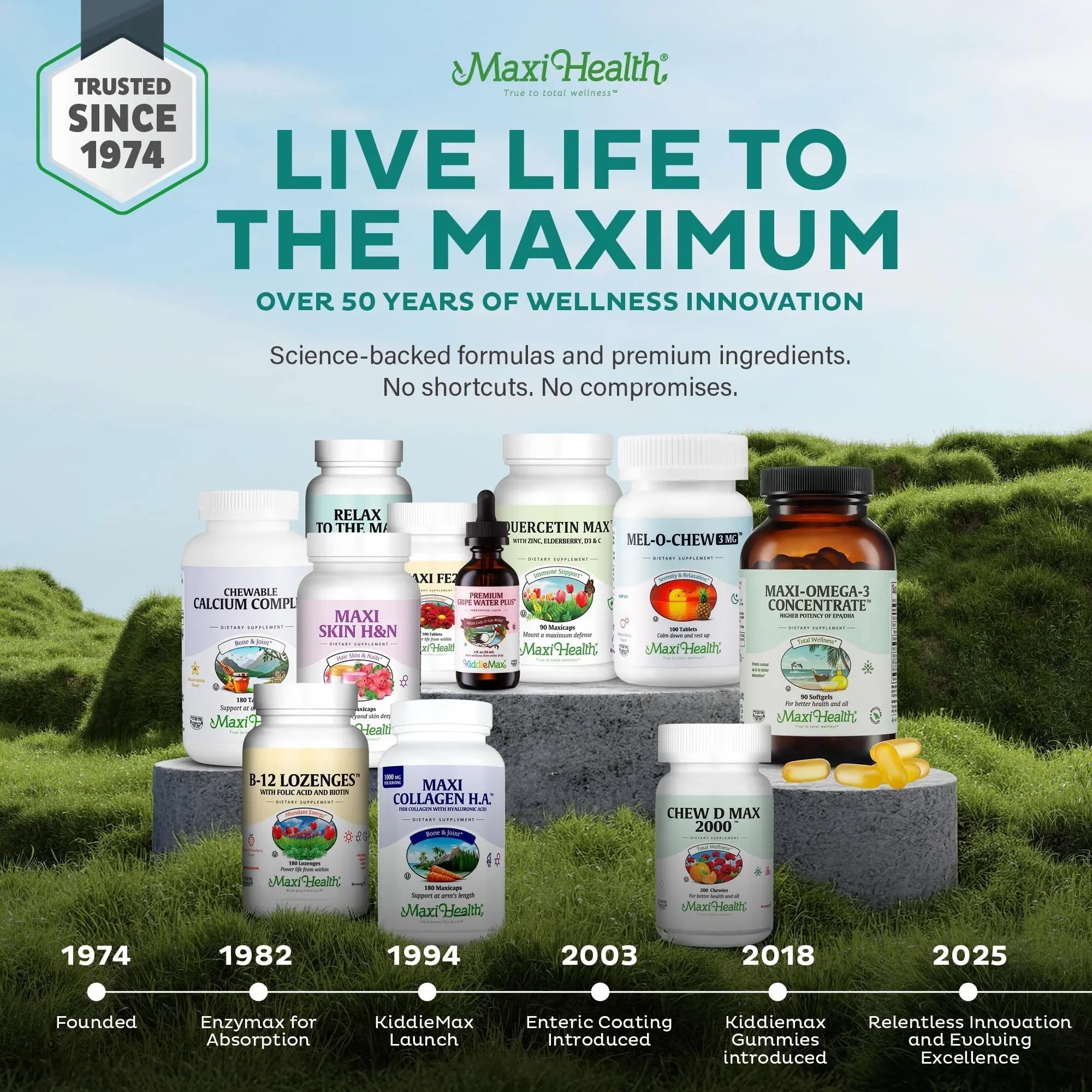 Maxi Health Multivitamin – Easy to Swallow Multi Vitamin Capsules with 30 Nutrients, Iron & Probiotics – Kosher Daily Multivitamins Small Capsules Maxi Health uk supplements