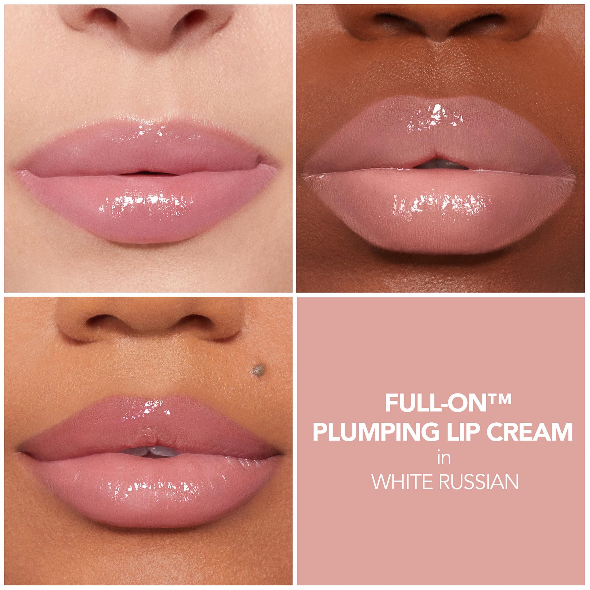 BUXOM Full-On Plumping Lip Cream, White Russian Buxom uk supplements