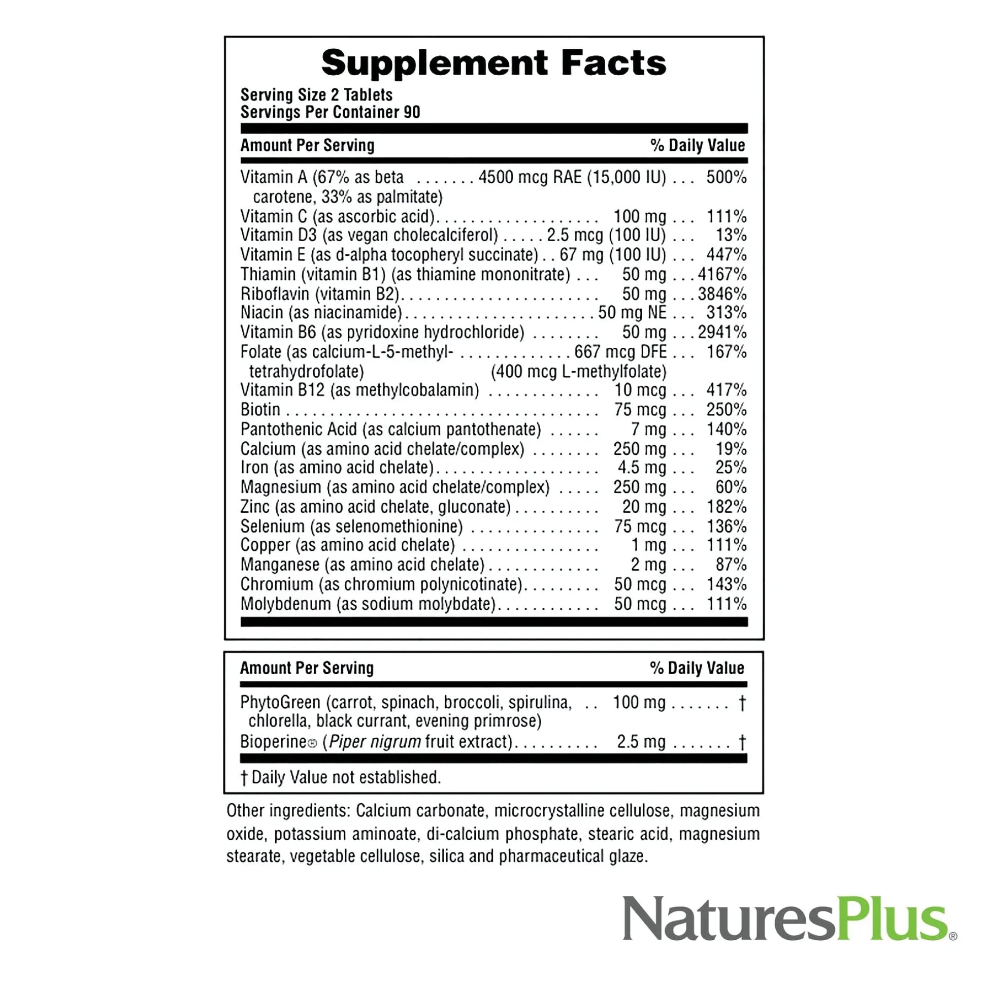 NaturesPlus Source of Life Power Teen - 180 Vegetarian Tablets - Teen Multivitamin with Minerals & Whole Foods for Mental Focus NaturesPlus uk supplements