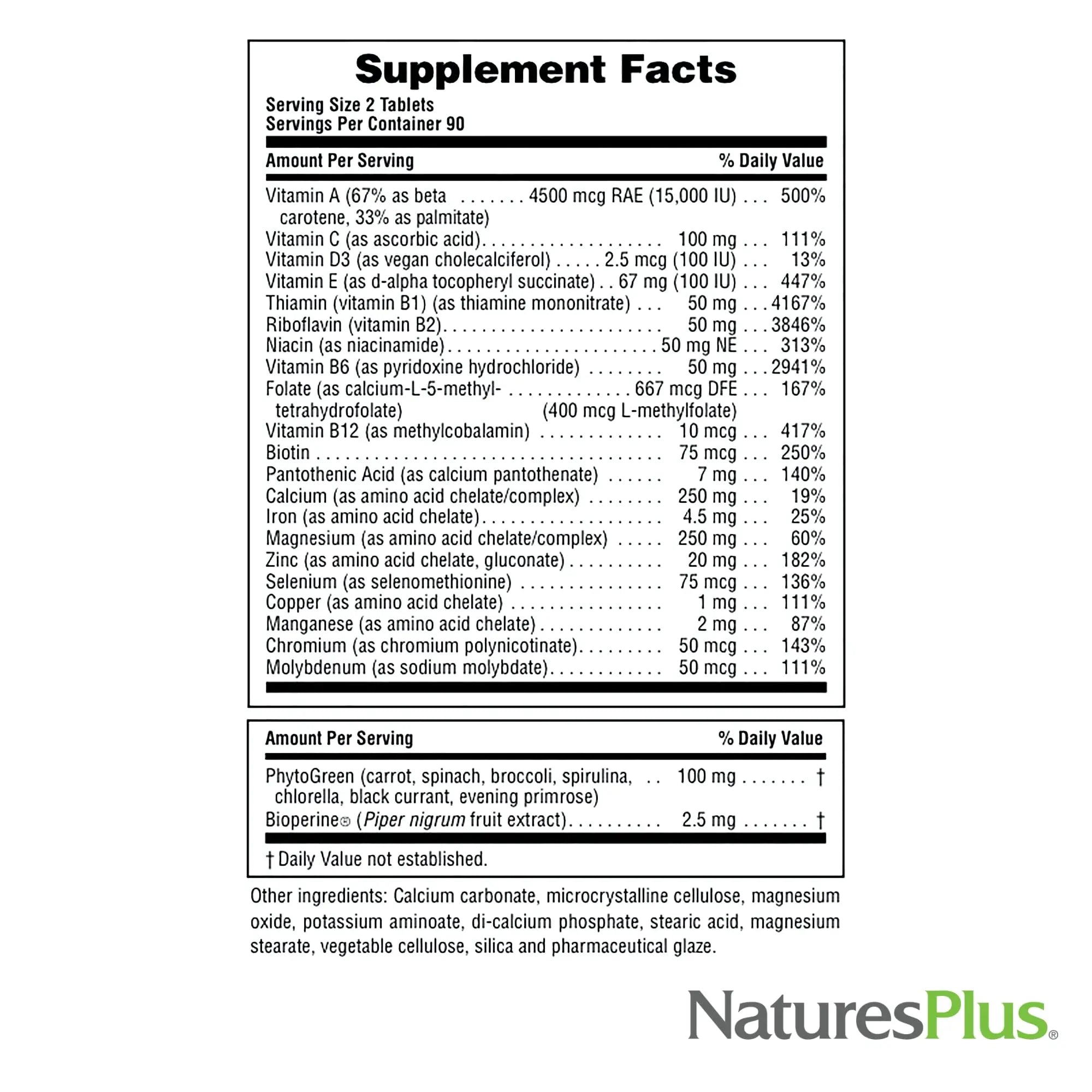 NaturesPlus Source of Life Power Teen - 180 Vegetarian Tablets - Teen Multivitamin with Minerals & Whole Foods for Mental Focus NaturesPlus uk supplements