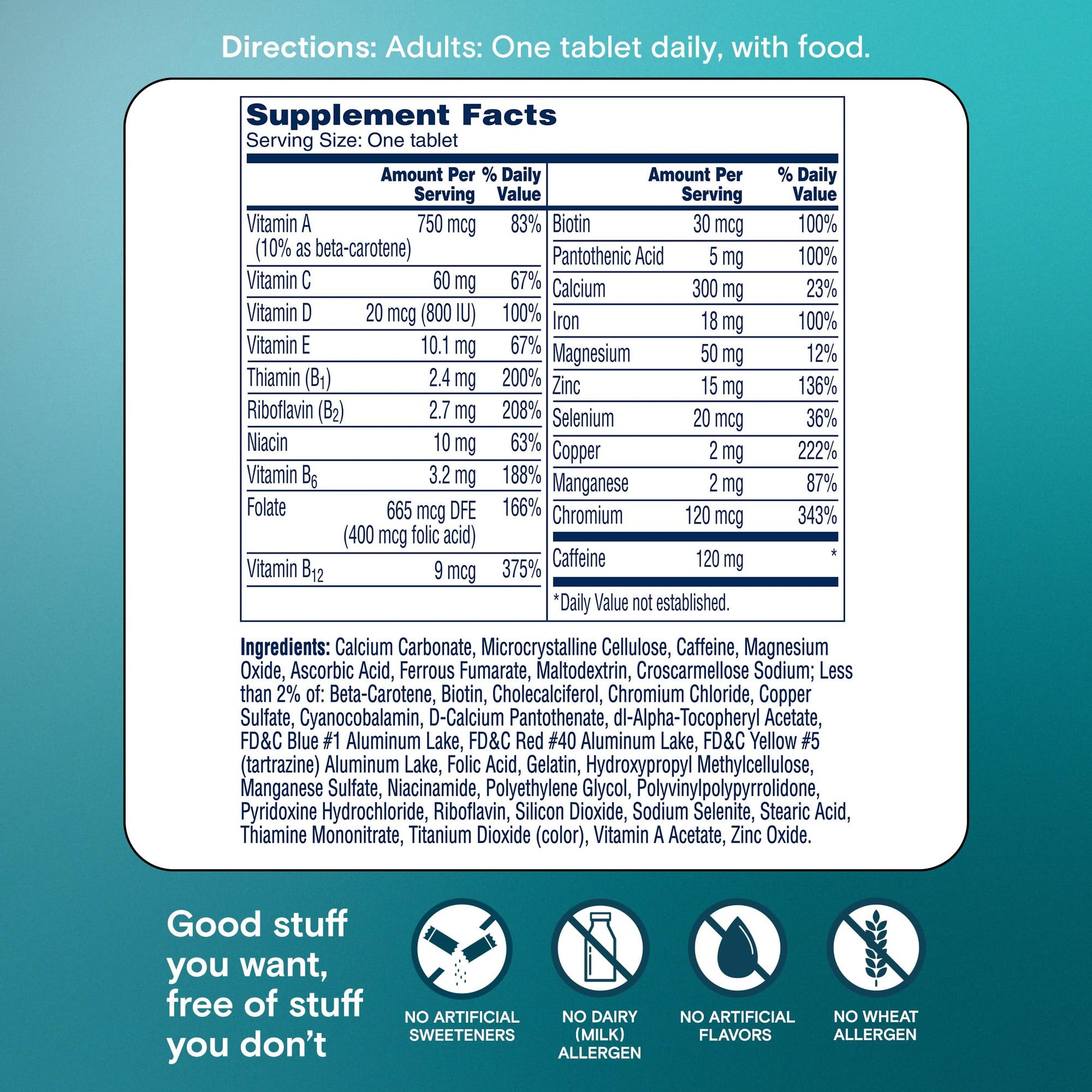 One A Day Women's Active Metabolism Daily Essential, Multivitamin for Women, Metabolism Support, Vitamins for Women with All 8 B-Vitamins, Vitamin D, Magnesium & More,120 Count ONE A DAY uk supplements