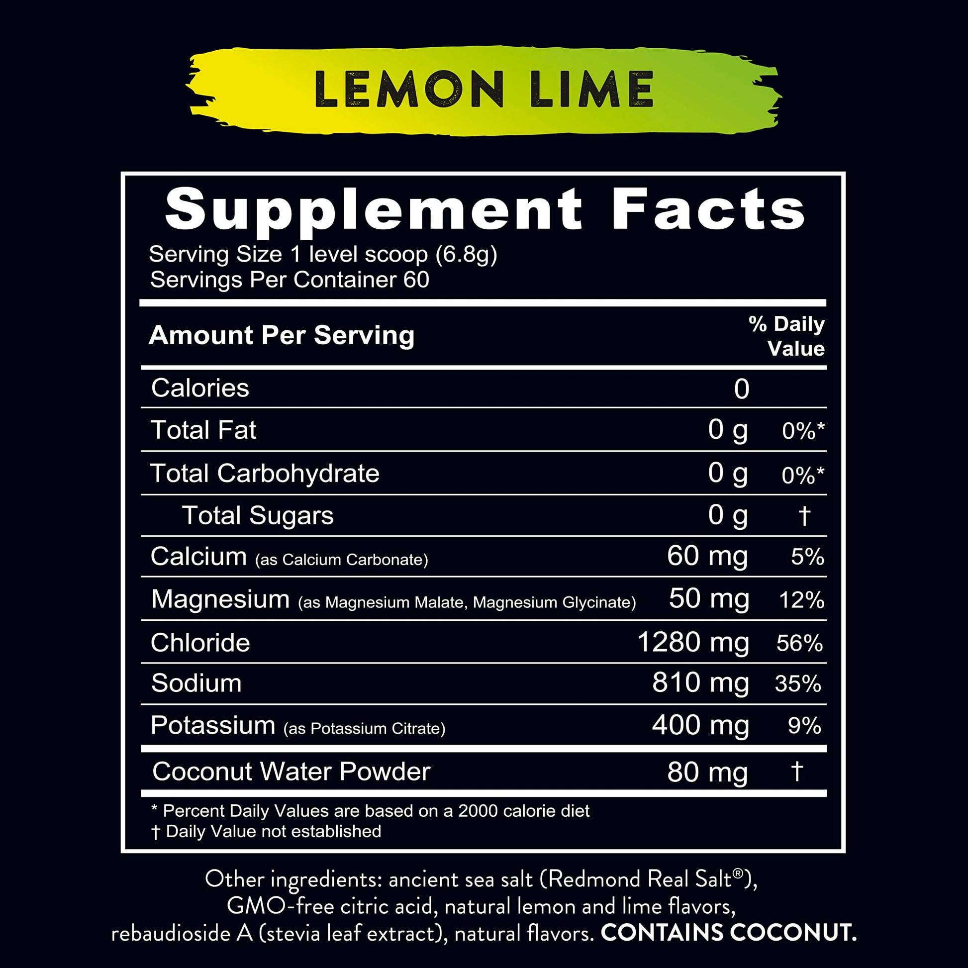 REDMOND Re-Lyte Electrolyte Drink Mix (Lemon Lime)… REDMOND uk supplements