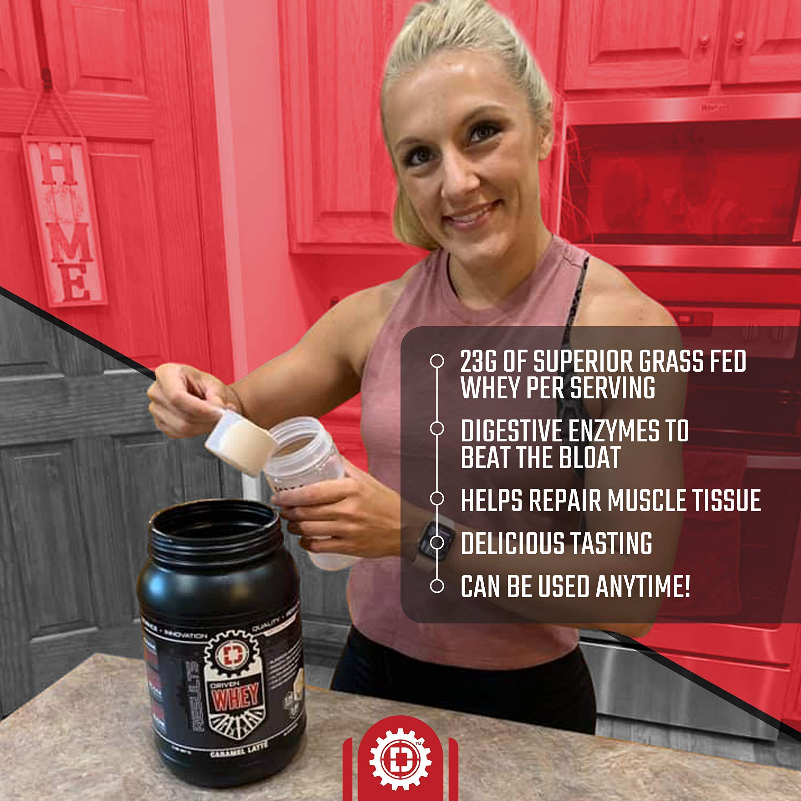 Driven WHEY- Grass Fed Whey Protein Powder: Delicious, Clean Protein Shake Driven Nutrition uk supplements