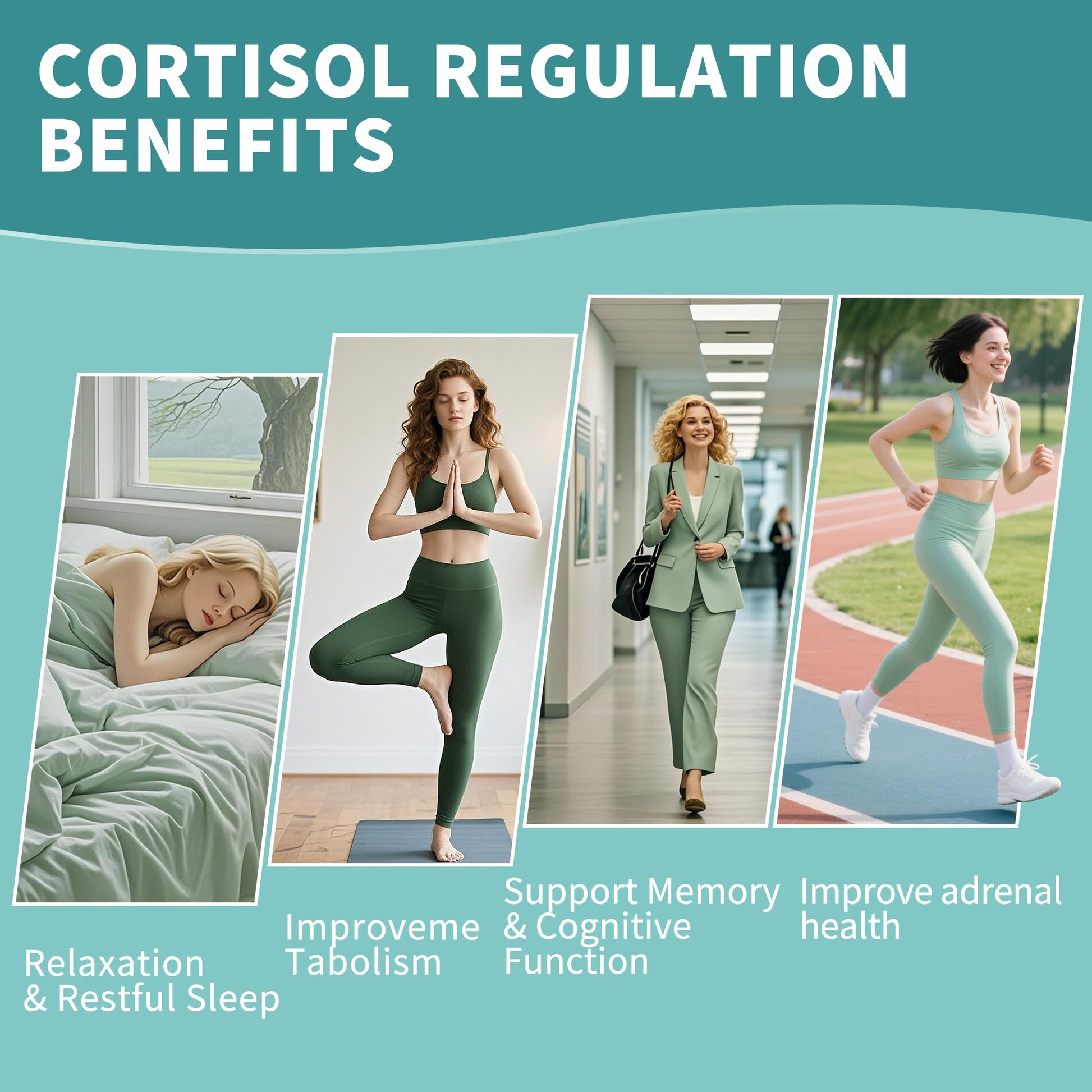 Cortisol Supplements Gummies for Women, Cortisol Reducer w.Ashwagandha Rhodiola Rosea Magnesium L-Theanine Phosphatidylserine Black Peper, Hormone Balanced & Lower Cortisol - 30 Day Vegan Supply Herbance uk supplements