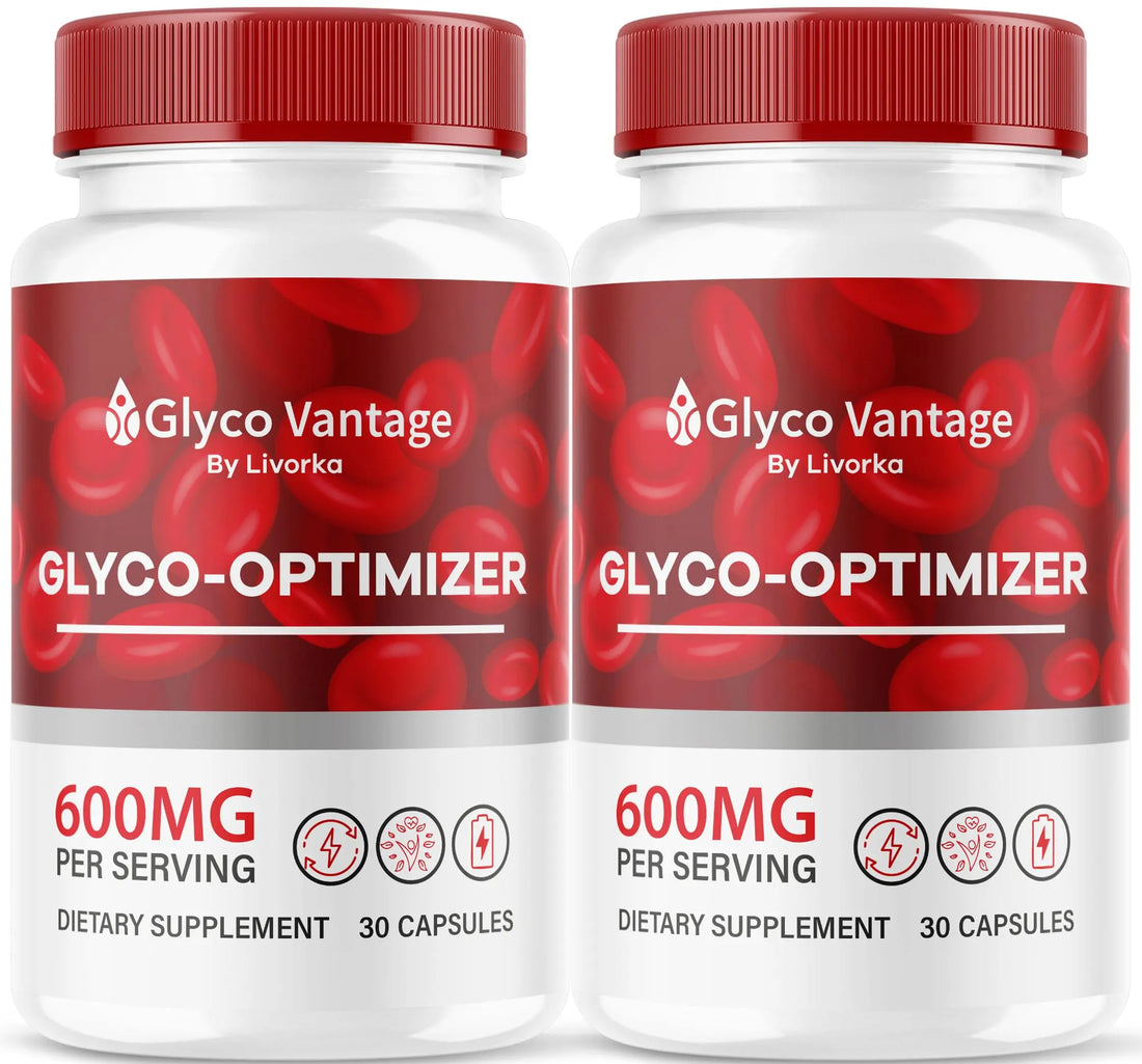(2 Pack) Glyco Vantage Glyco Optimizer, Glyco Vantage, Glyco Vantage Capsules, Glyco Vantage Joint Optimizer, GlycoVantage Glyco Optimizer Pills, Glyco Vantage Support, 60 Capsules For 2 Months LIVORKA uk supplements